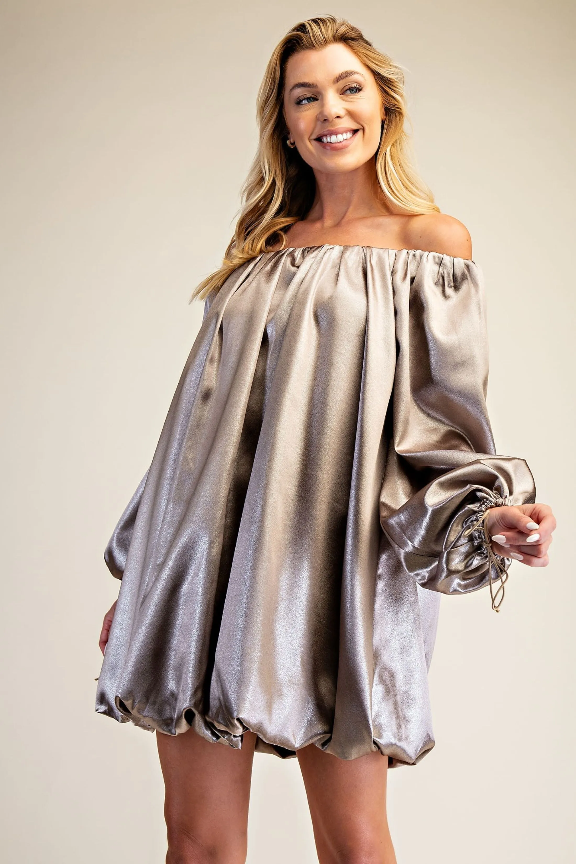 Winter Off Shoulder Mini Dress sold by fab'rik product image thumbnail 2