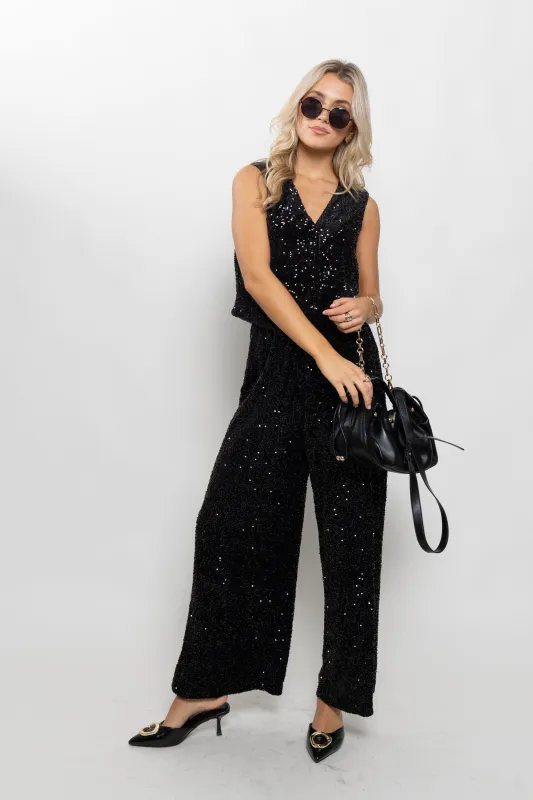 Remi Sequin Pants sold by fab'rik