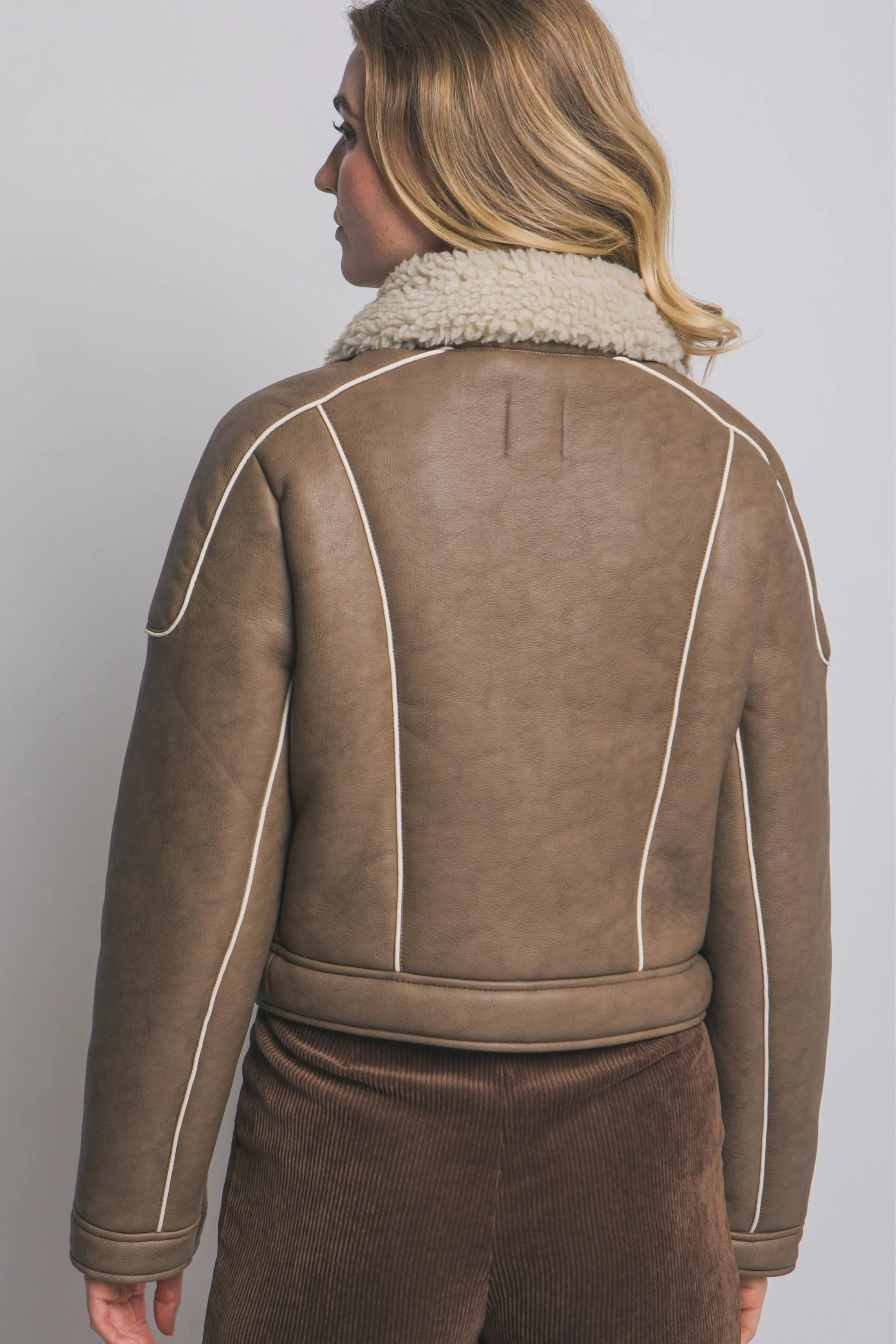 Blake Fur Lined Jacket sold by fab'rik product image thumbnail 3
