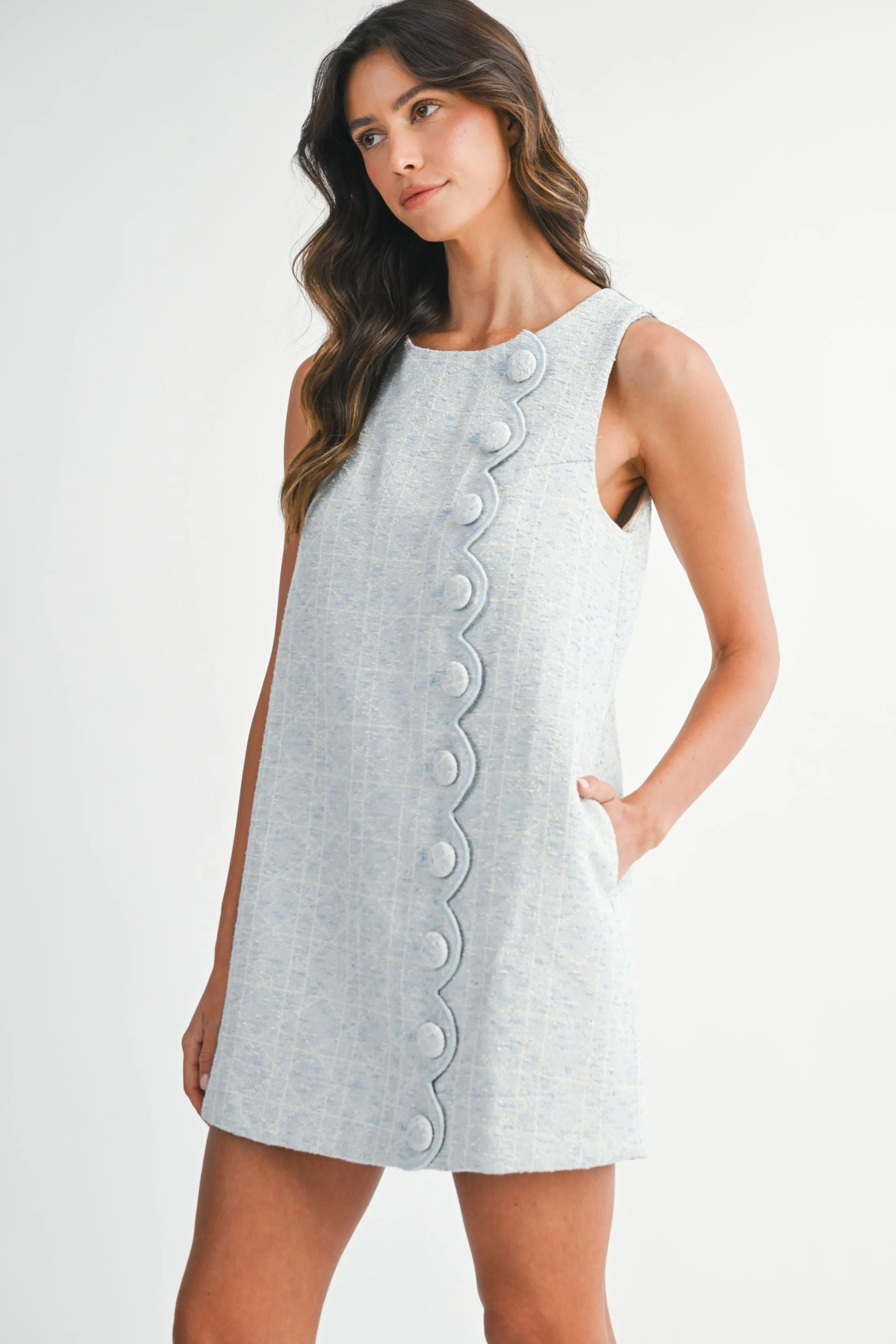 Luna Tweed Mini Dress sold by fab'rik product image thumbnail 3