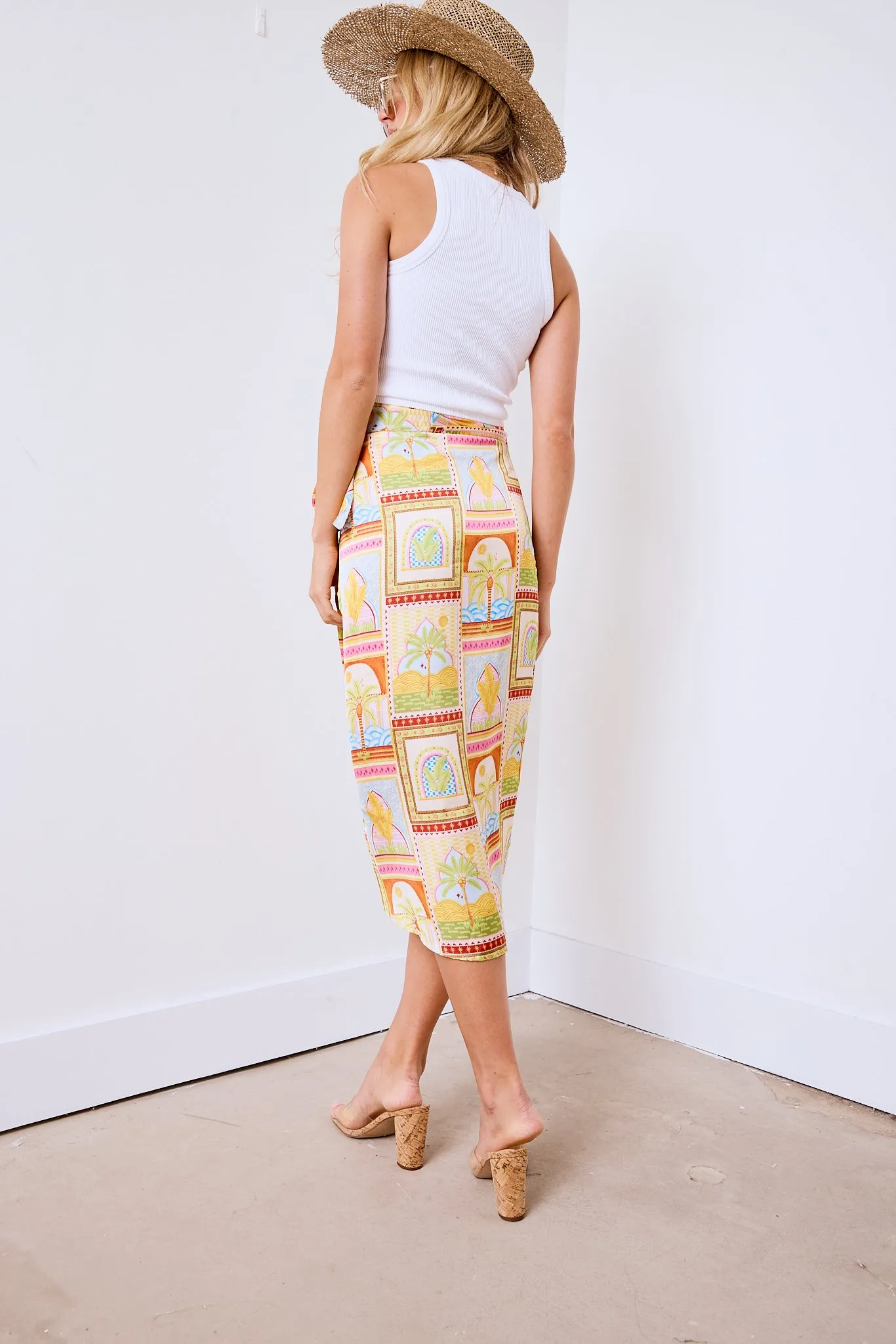 SALE - Kathleen Wrap Midi Skirt sold by fab'rik product image thumbnail 4