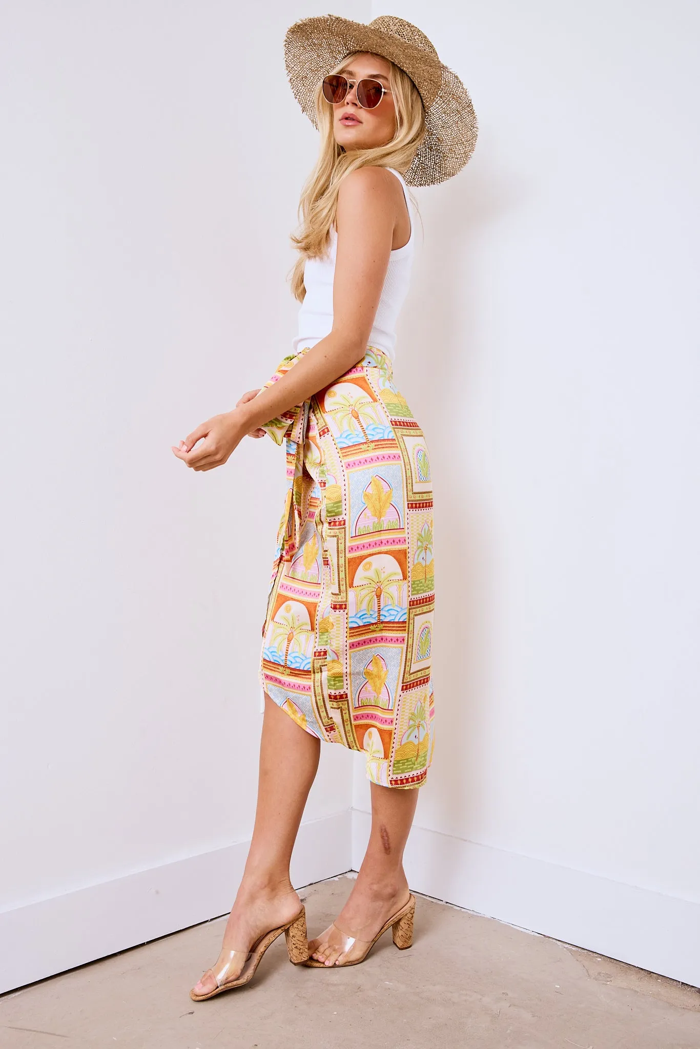 SALE - Kathleen Wrap Midi Skirt sold by fab'rik product image thumbnail 2
