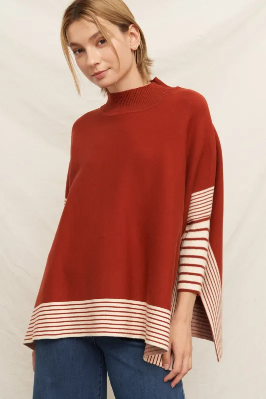 Ginger Oversized Cape Sweater made by En Creme