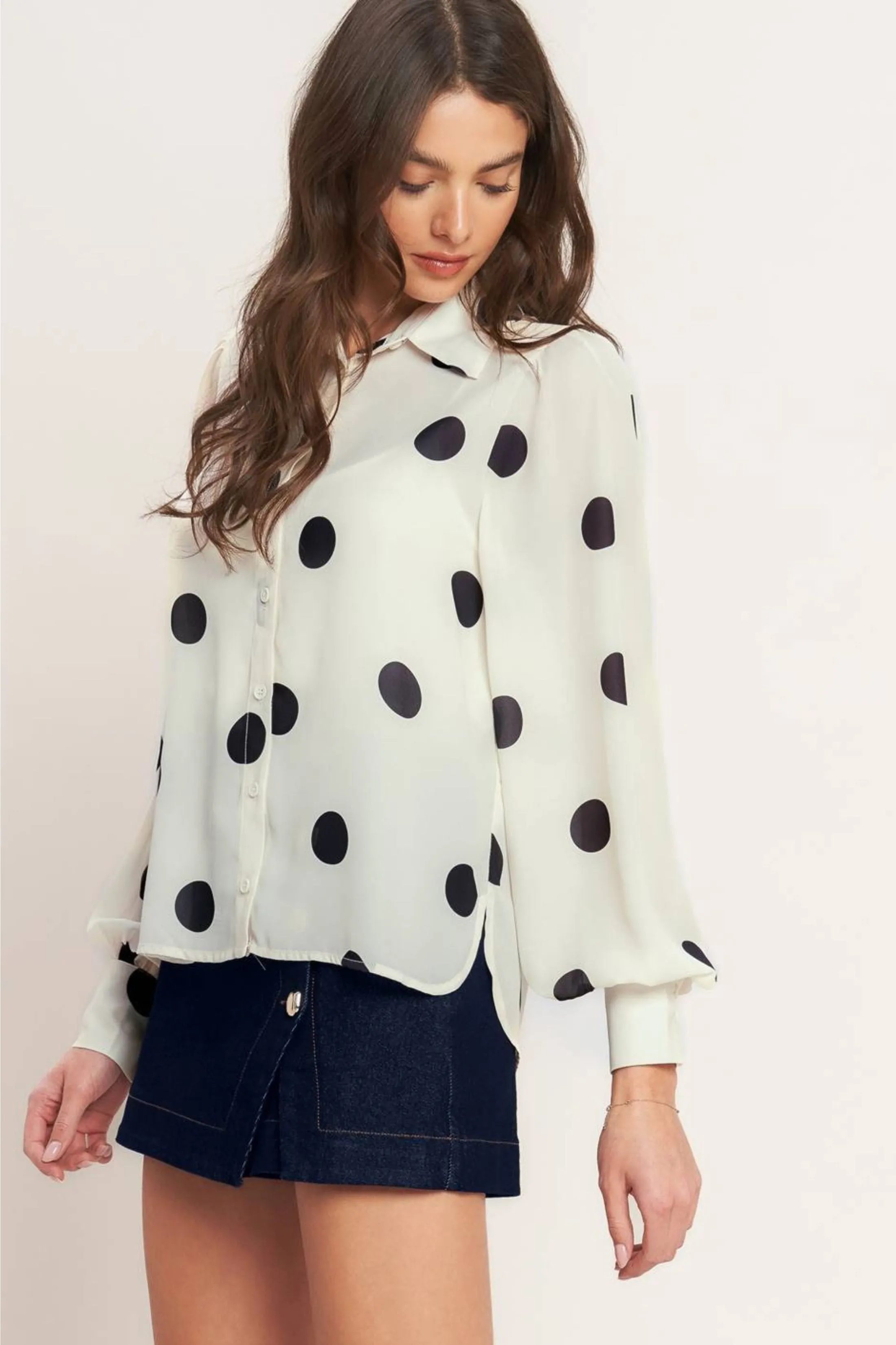 Eli Polka Dot Blouse sold by fab'rik product image thumbnail 2