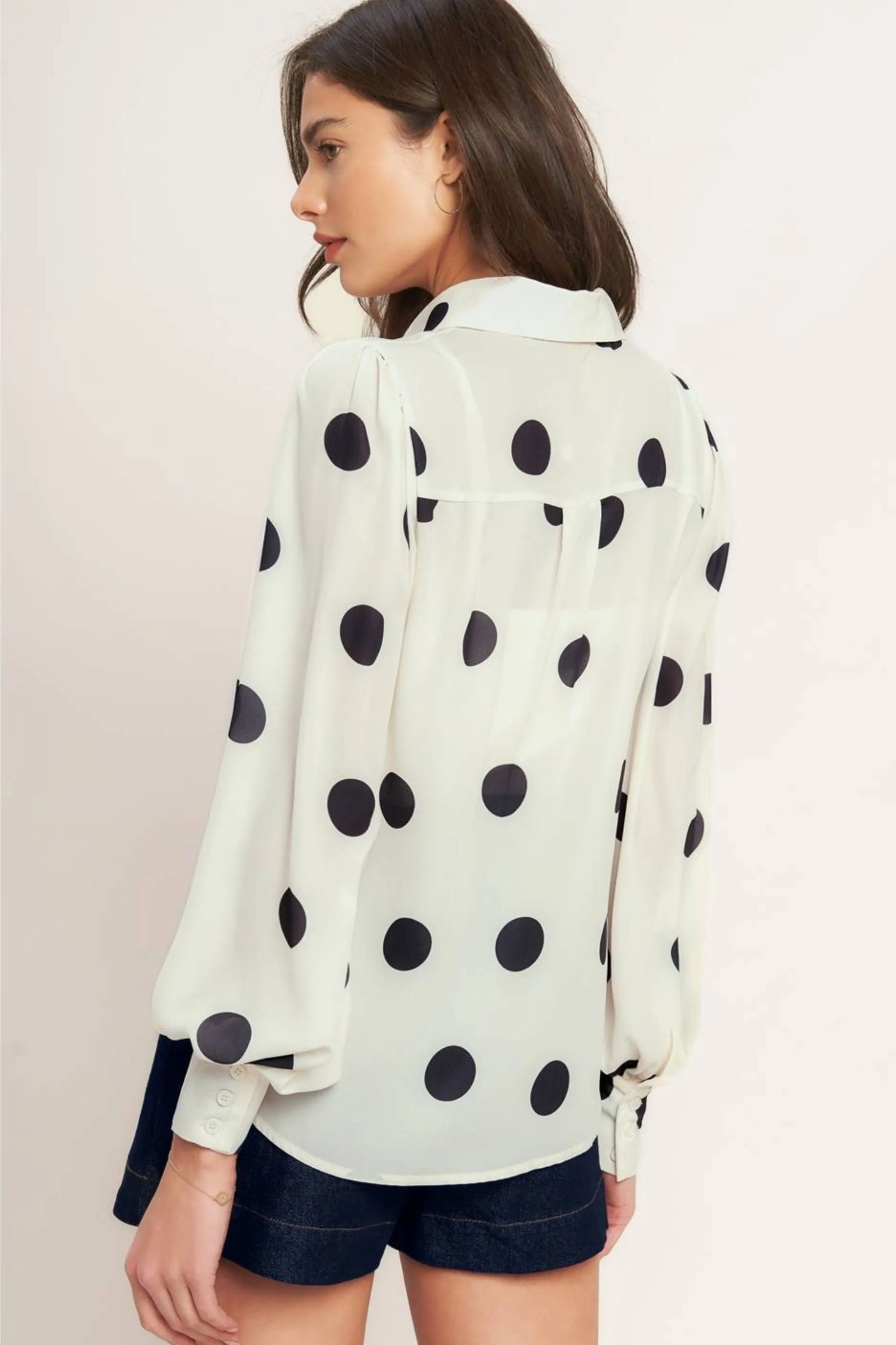 Eli Polka Dot Blouse sold by fab'rik product image thumbnail 3