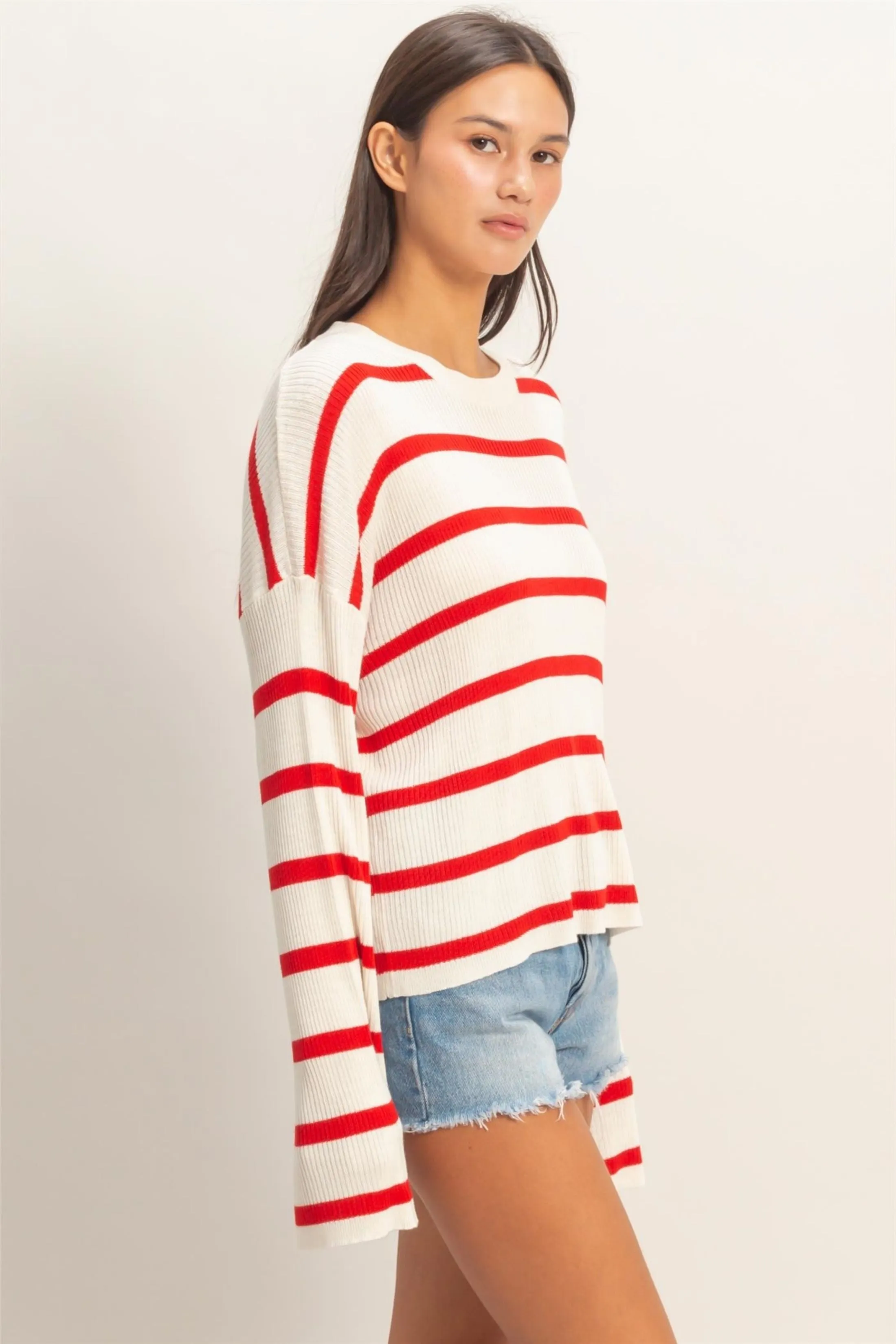 Aubrey Lightweight Striped Sweater sold by fab'rik product image thumbnail 3