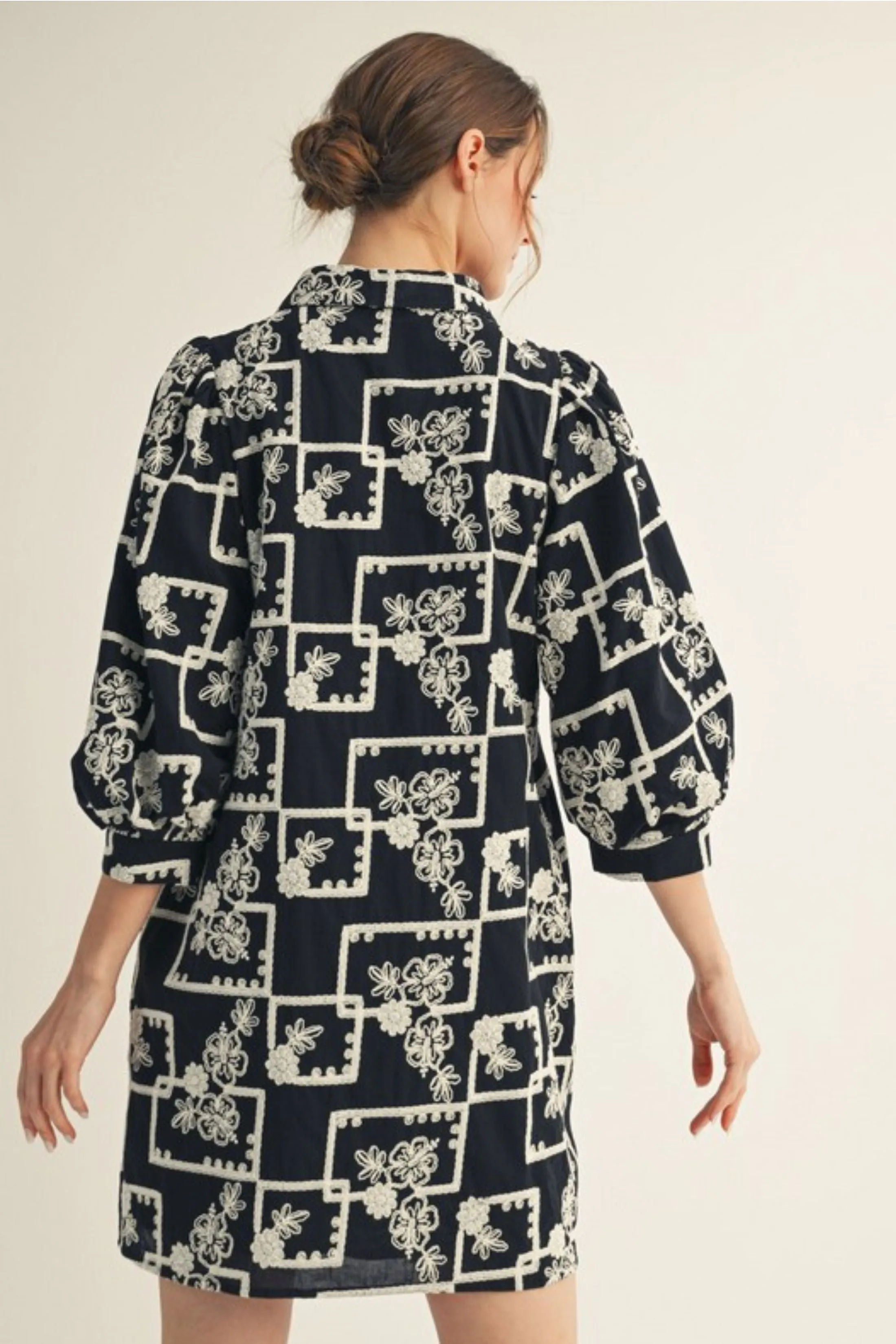 Kendall Puff Sleeve Dress sold by fab'rik product image thumbnail 3