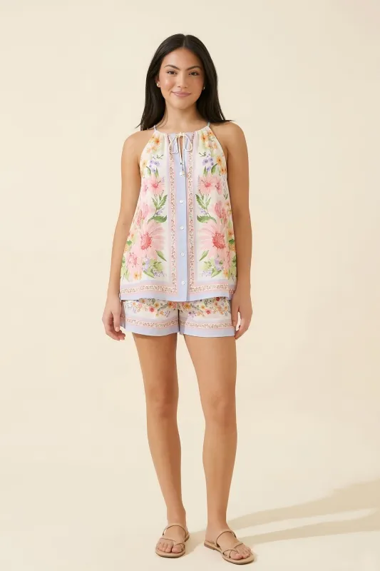 Claire Floral Print Shorts made by Skies Are Blue