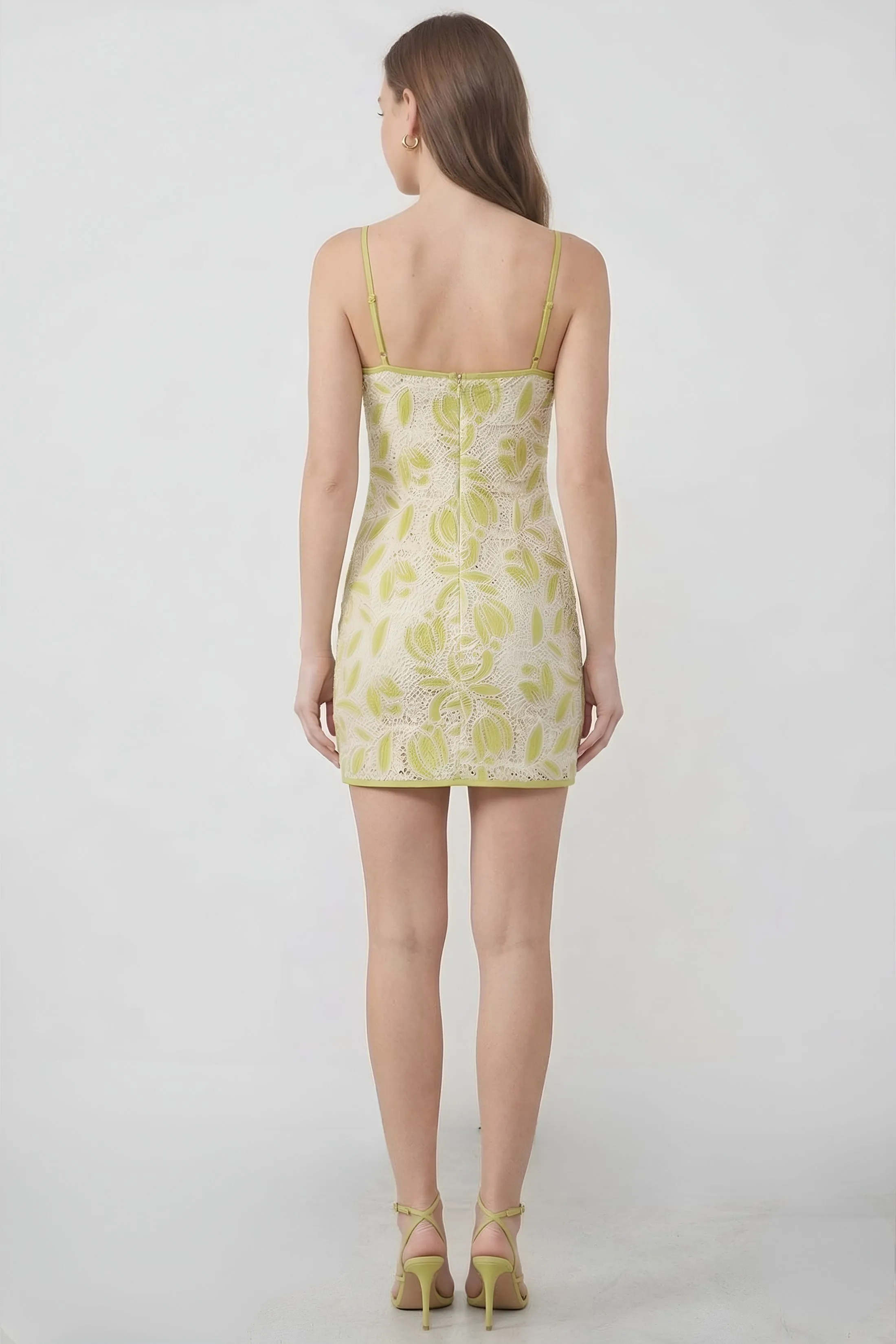 Sarah Floral Lace Crochet Mini Dress sold by fab'rik product image thumbnail 5
