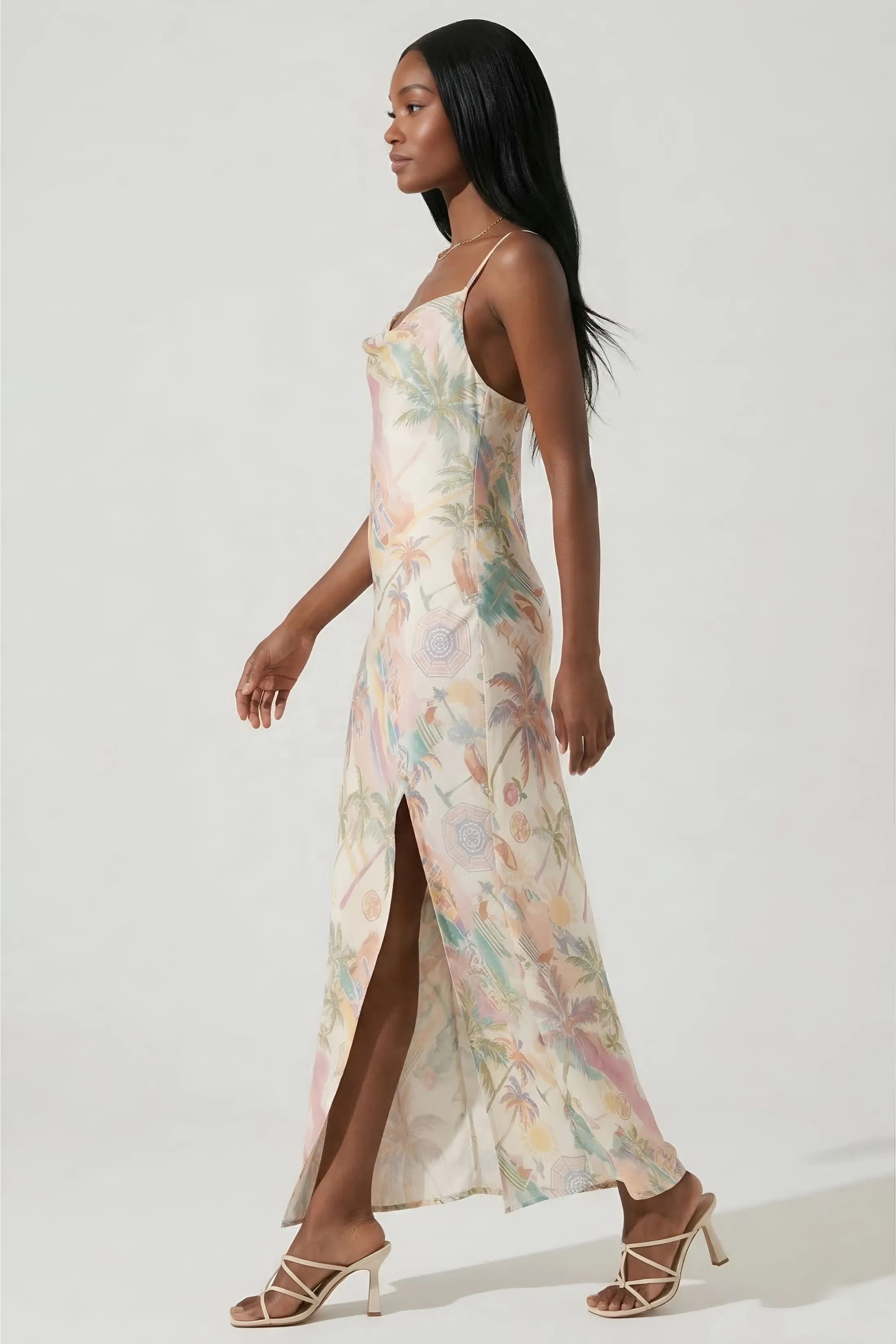 Zoe Sleeveless Printed Maxi Dress sold by fab'rik product image thumbnail 2