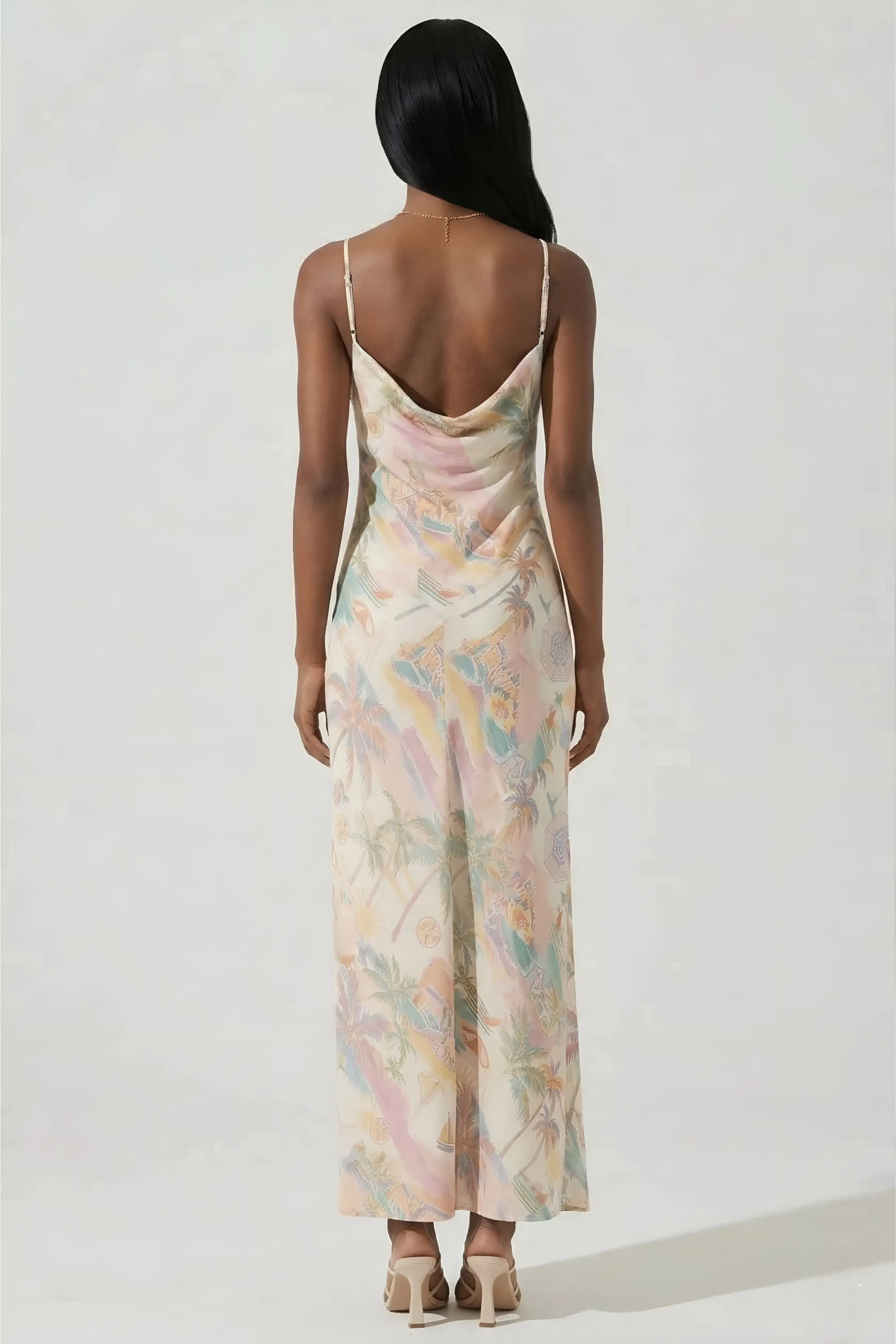 Zoe Sleeveless Printed Maxi Dress sold by fab'rik product image thumbnail 3