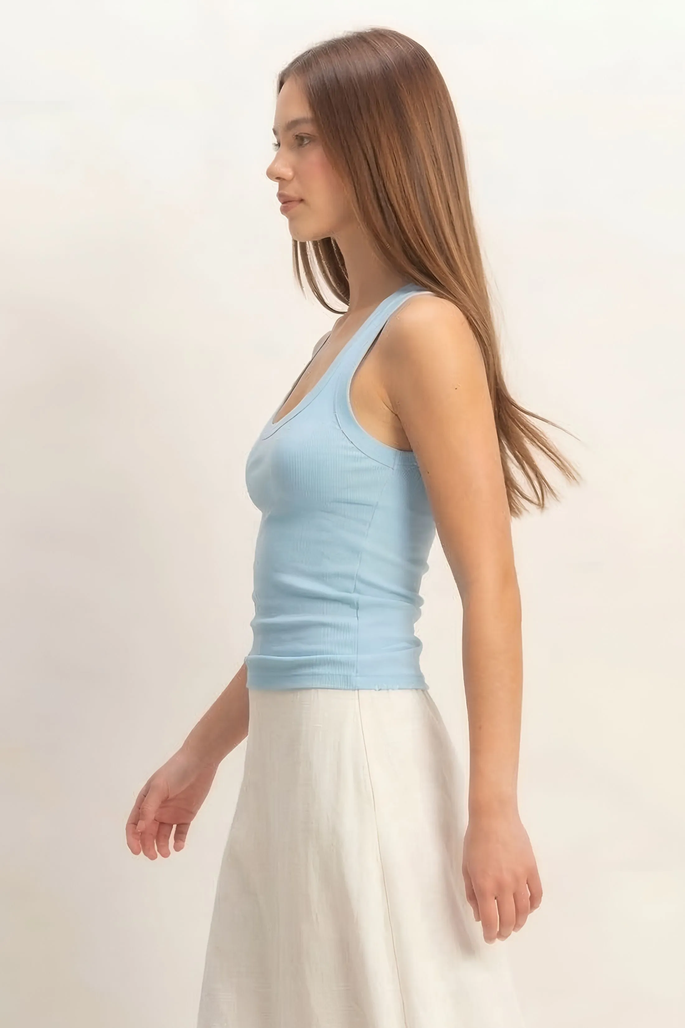 Amanda Scoop Neck Tank Top sold by fab'rik product image thumbnail 2
