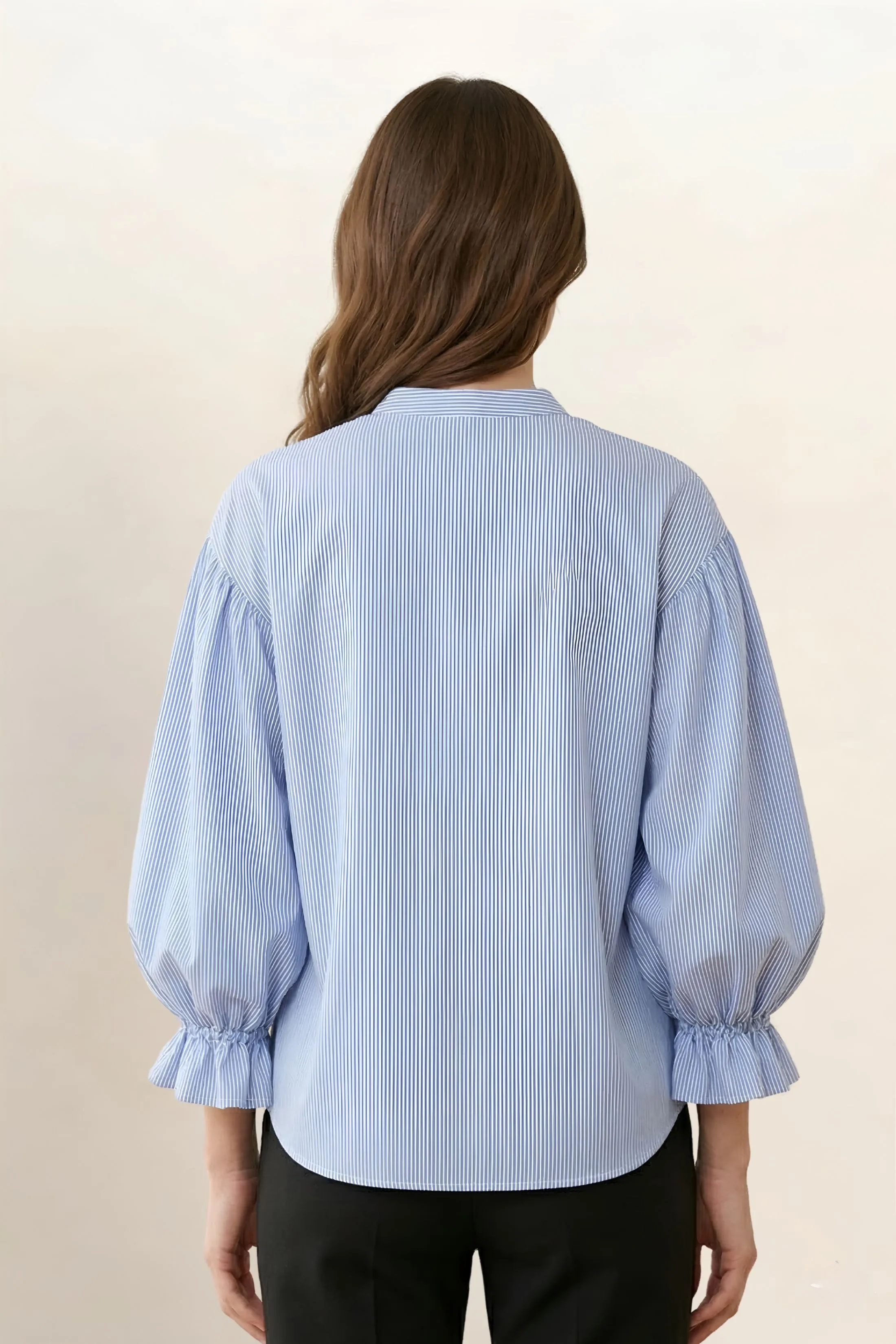Clark Bubble Sleeve Button Up Top sold by fab'rik product image thumbnail 3
