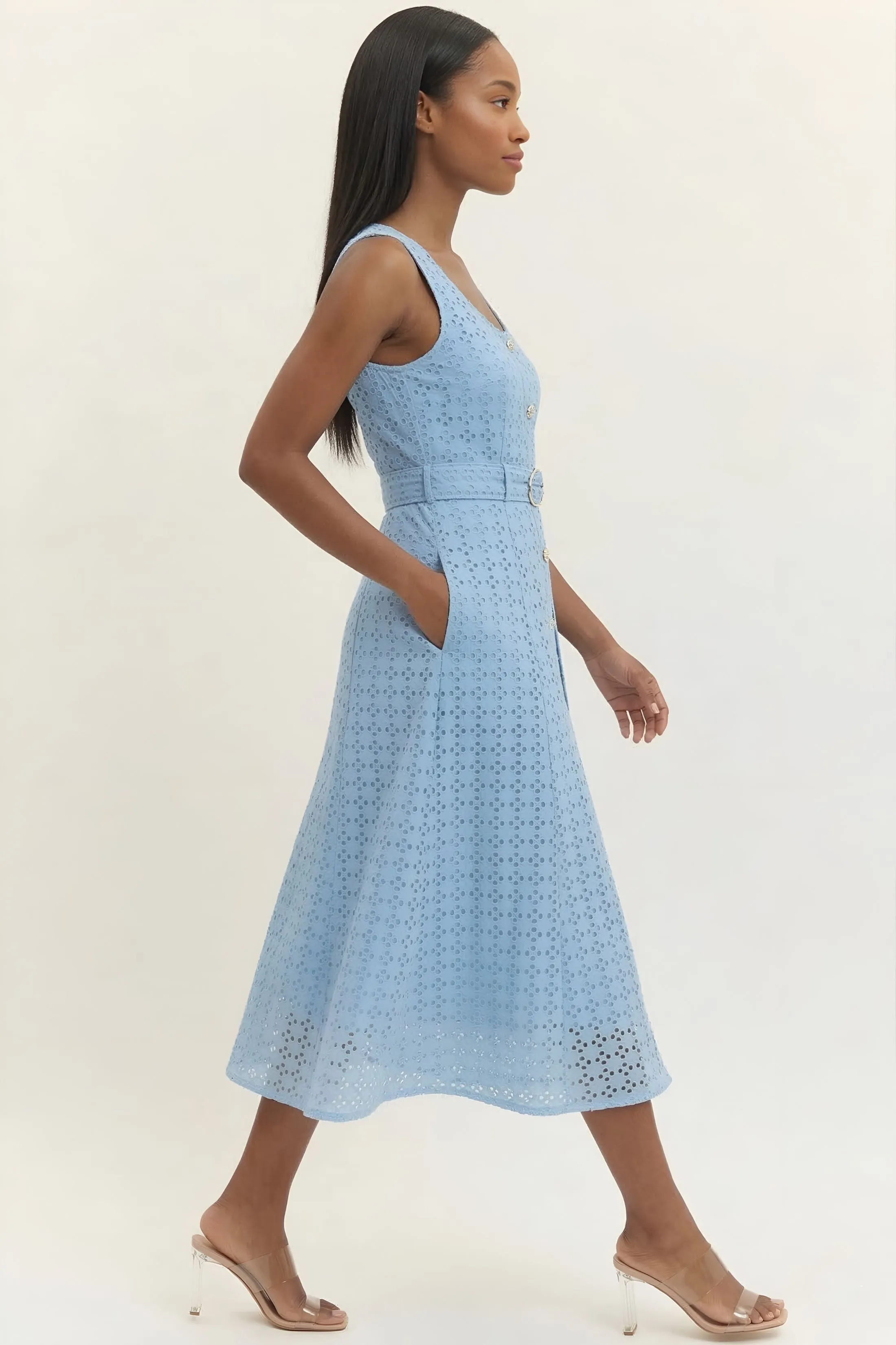 Blakely Belted Midi Dress sold by fab'rik product image thumbnail 2