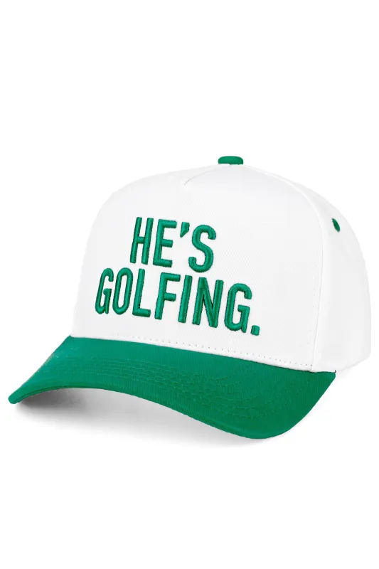 He's Golfing Trucker Hat made by fab'rik
