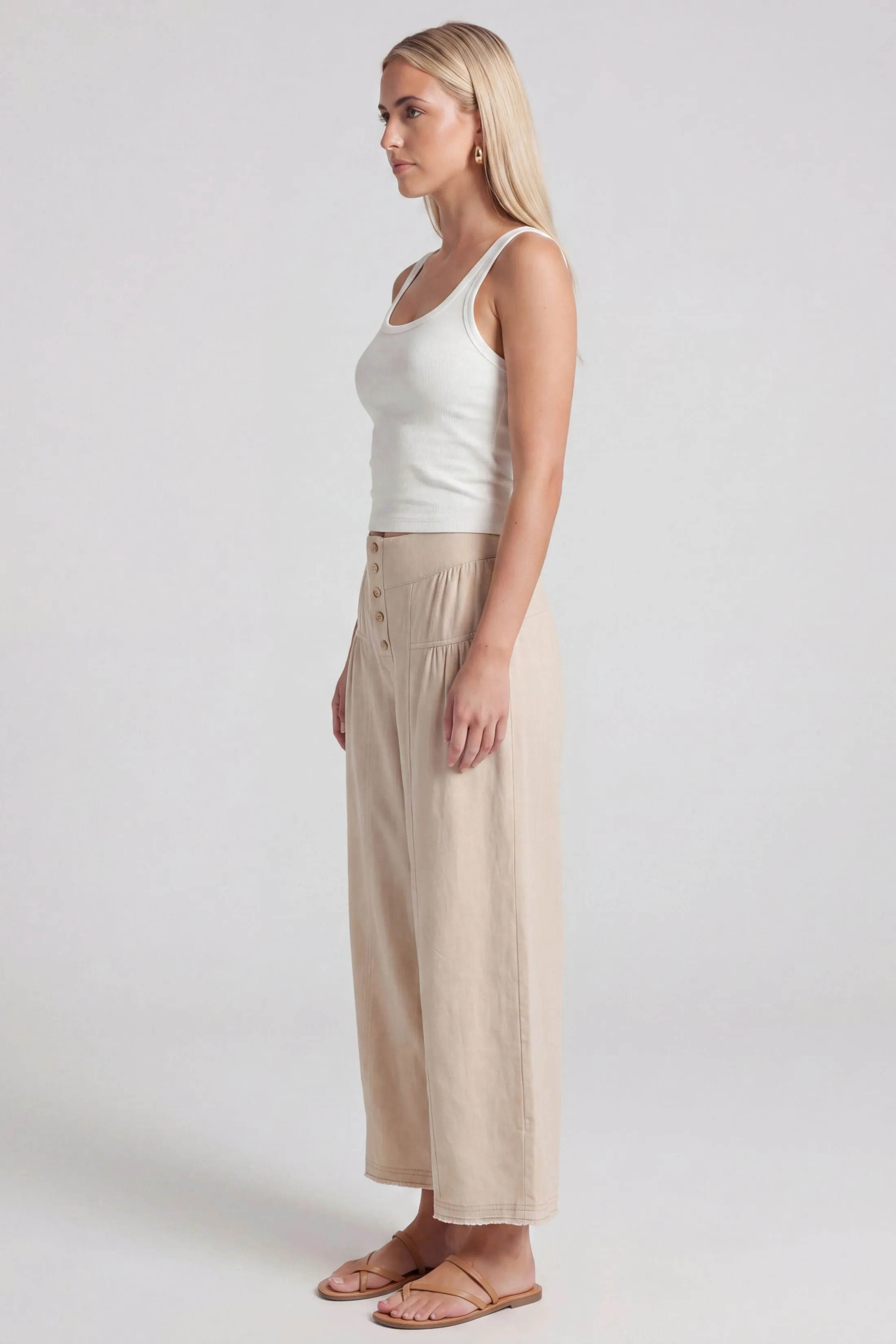 Yasmin High Waist Wide Leg Pant sold by fab'rik product image thumbnail 2