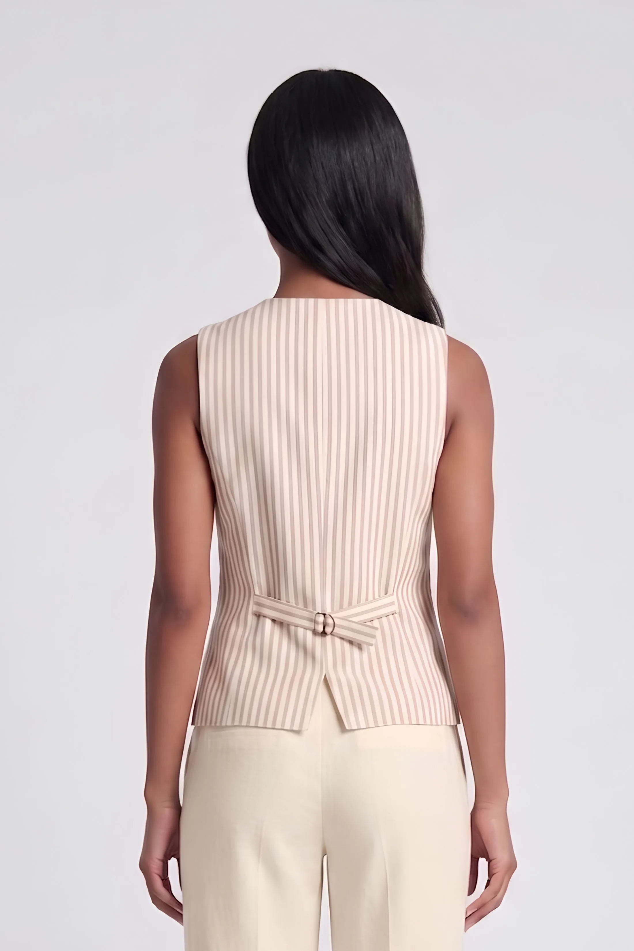 Baron Button Up Sleeveless Top sold by fab'rik product image thumbnail 3