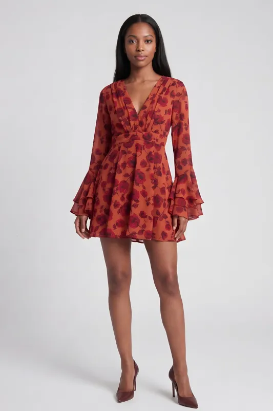 Larsen Mini Long Sleeve Dress made by Dress Forum