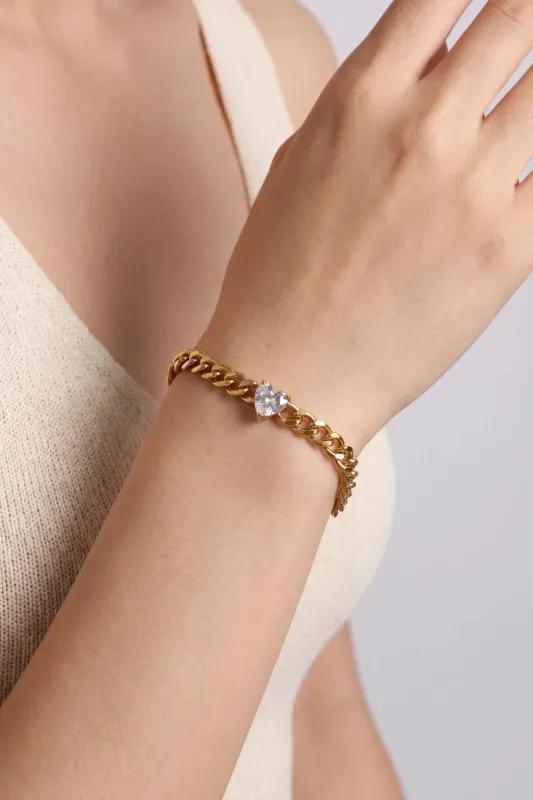 Caroline Chain Bracelet made by fab'rik