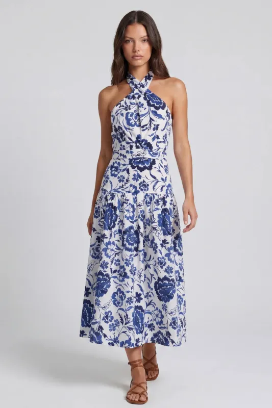 Ellie Halter Midi Dress made by Bright