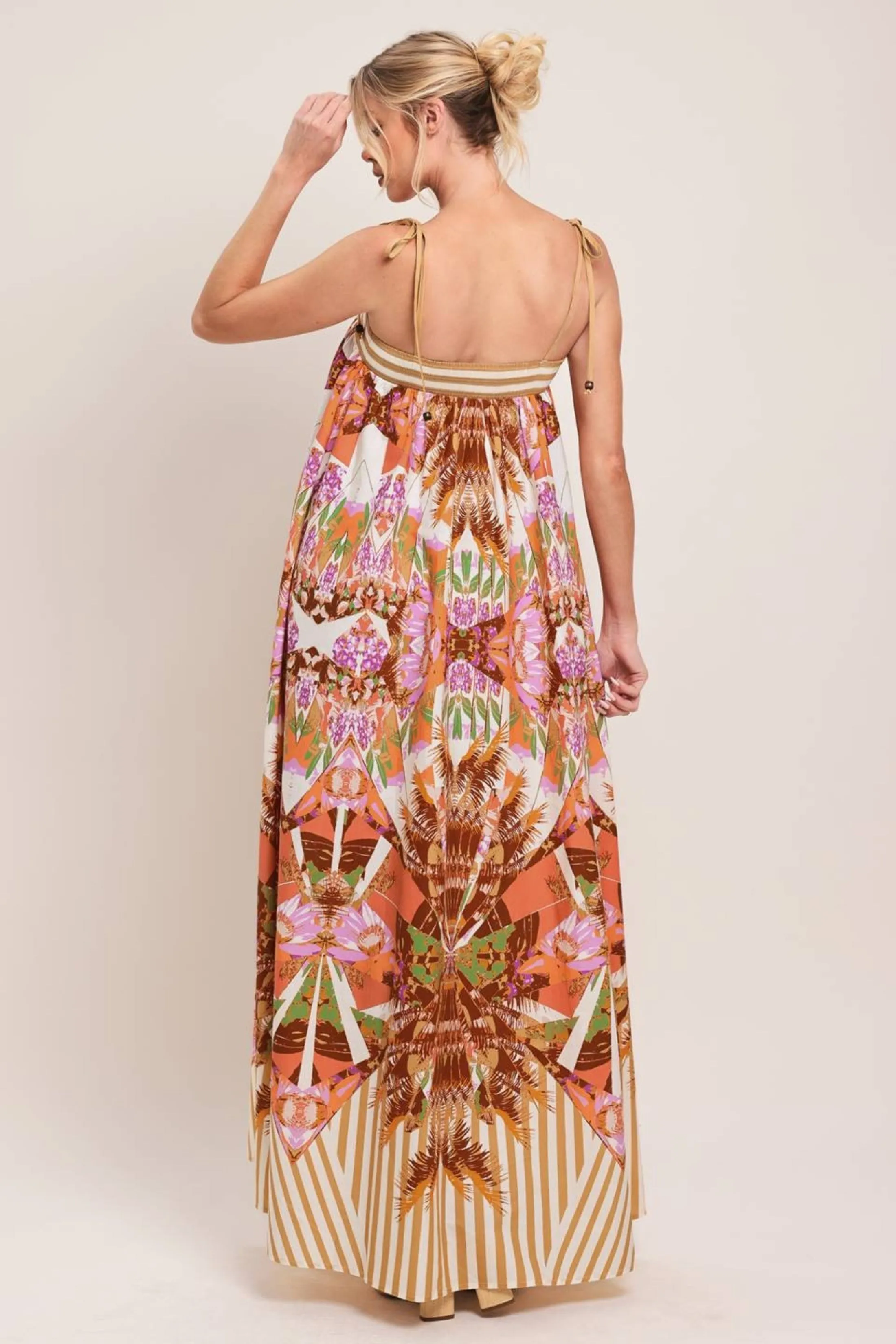 Harriet Patterned Maxi Dress sold by fab'rik product image thumbnail 2