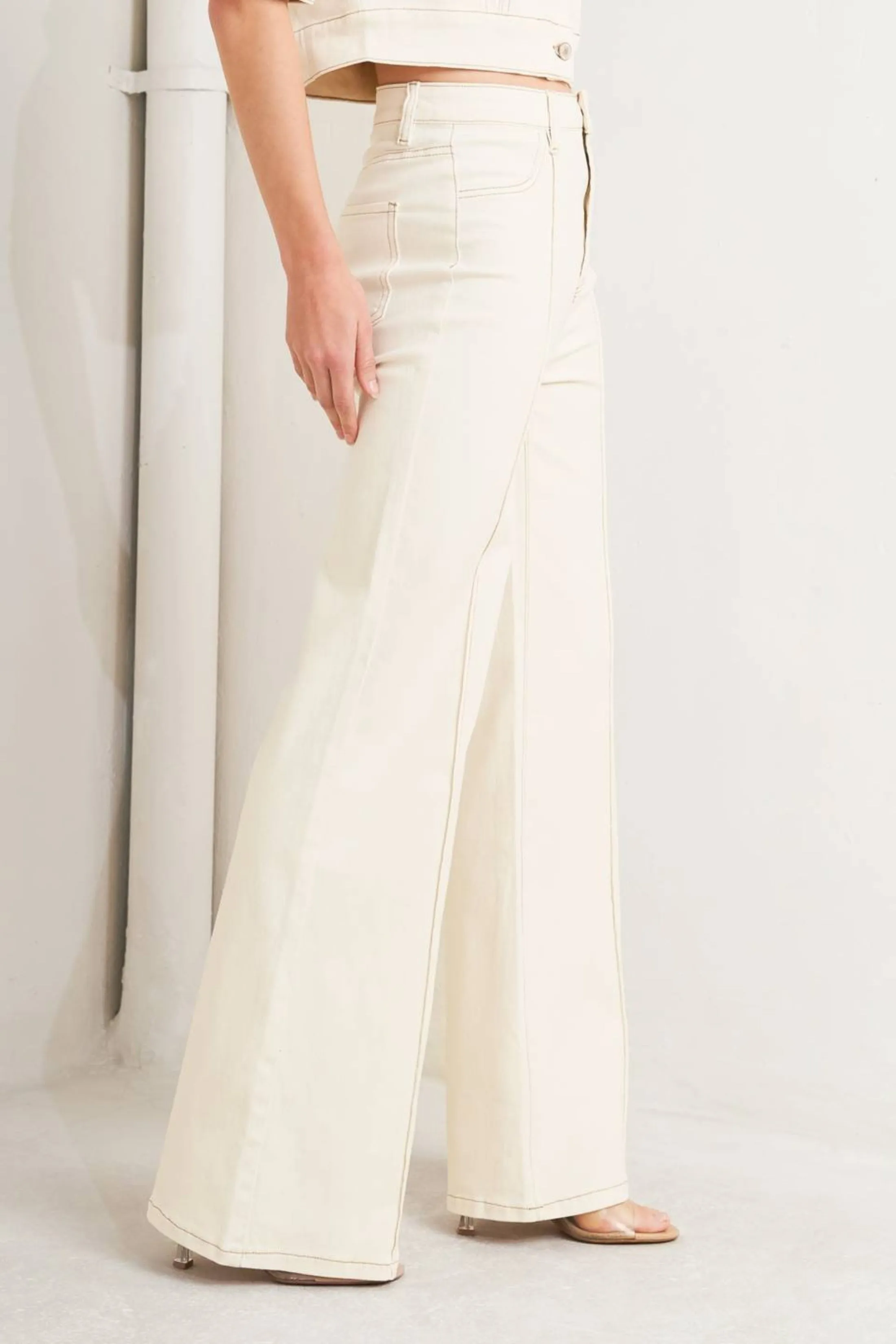 Claire High-Waisted Denim Pant sold by fab'rik product image thumbnail 3