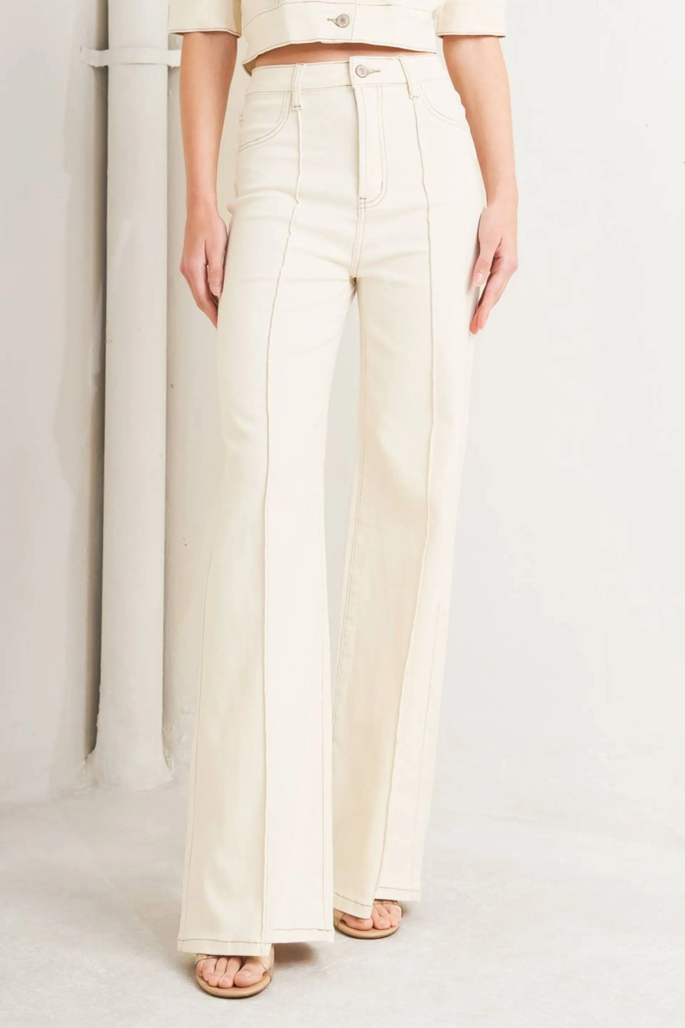 Claire High-Waisted Denim Pant sold by fab'rik product image thumbnail 2