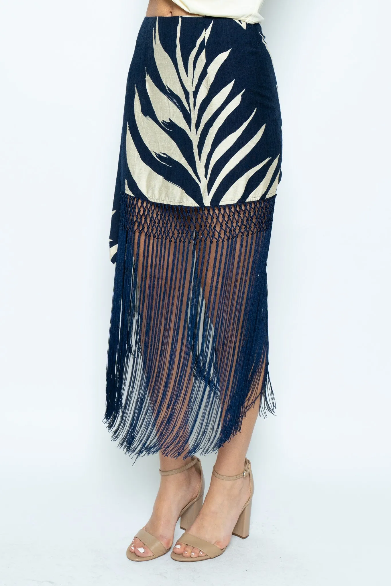 Erika Fringe Mini Skirt sold by fab'rik product image thumbnail 2