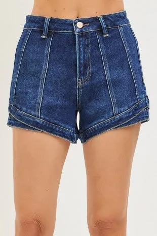Aslin Risen Layered Hem Shorts sold by fab'rik