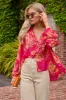 Damon Long Sleeve Woven Top sold by fab'rik