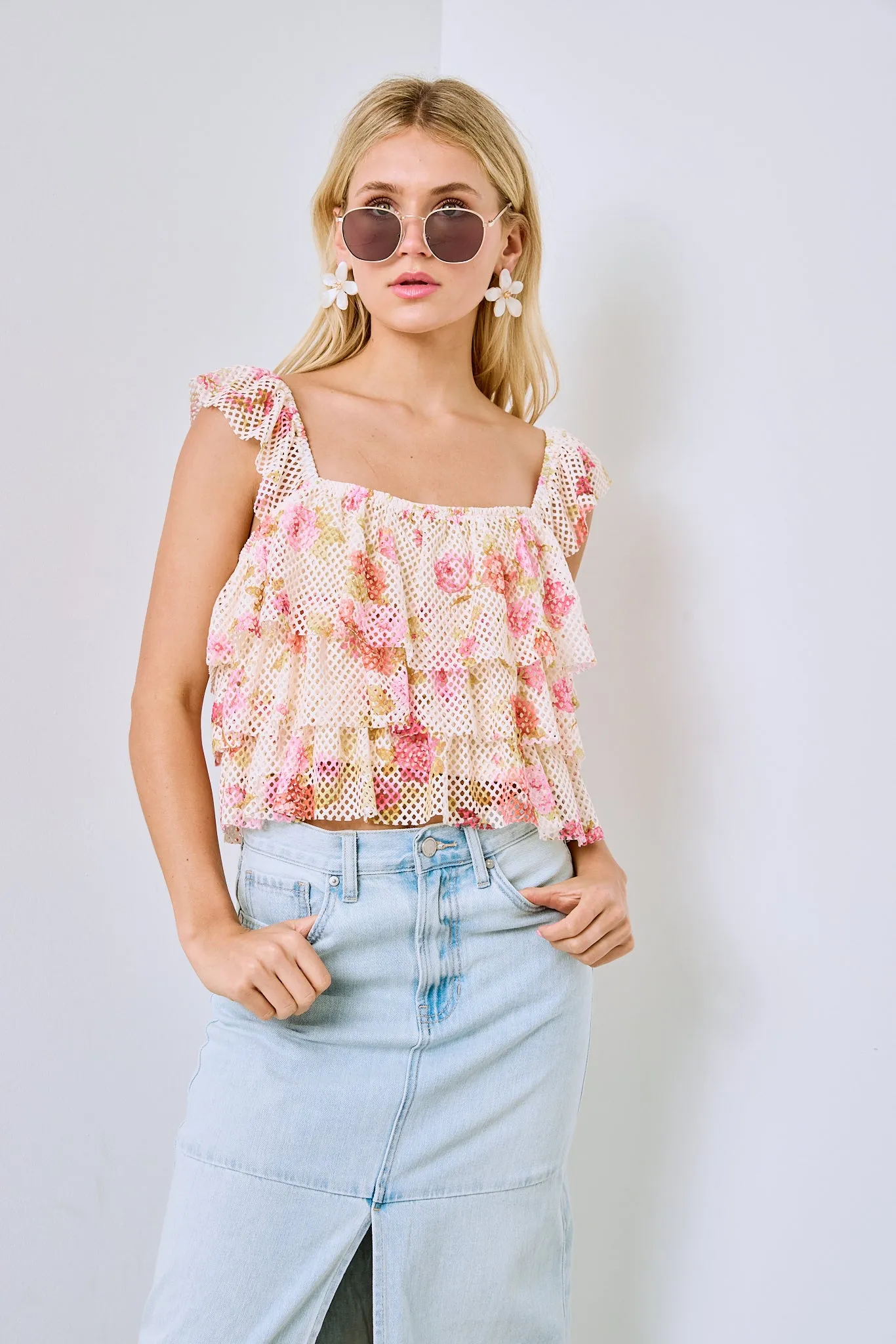 SALE - Sidney Tiered Printed Top sold by fab'rik product image thumbnail 3