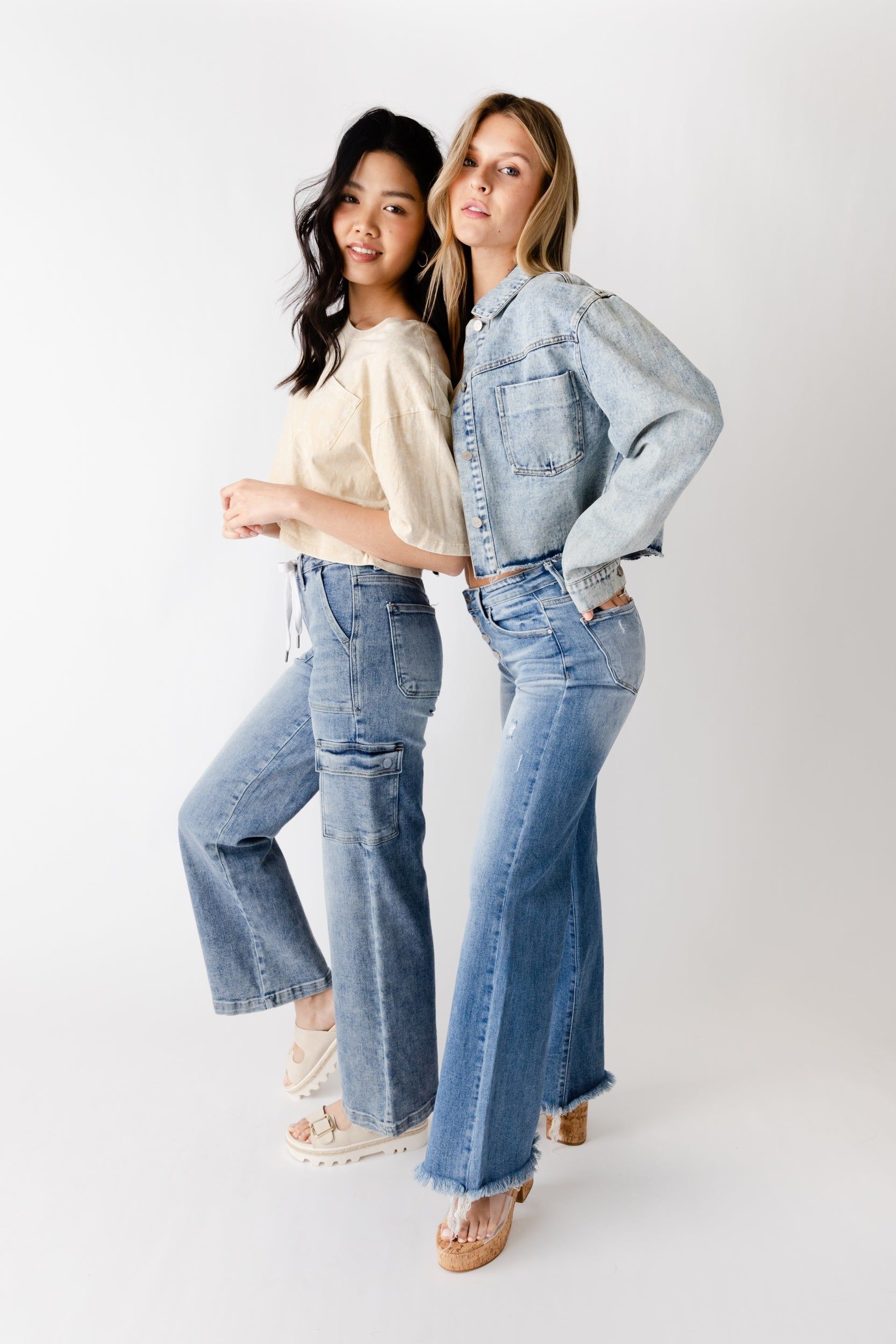 SALE - Elliot Acid Washed Cropped Tee sold by fab'rik product image thumbnail 2