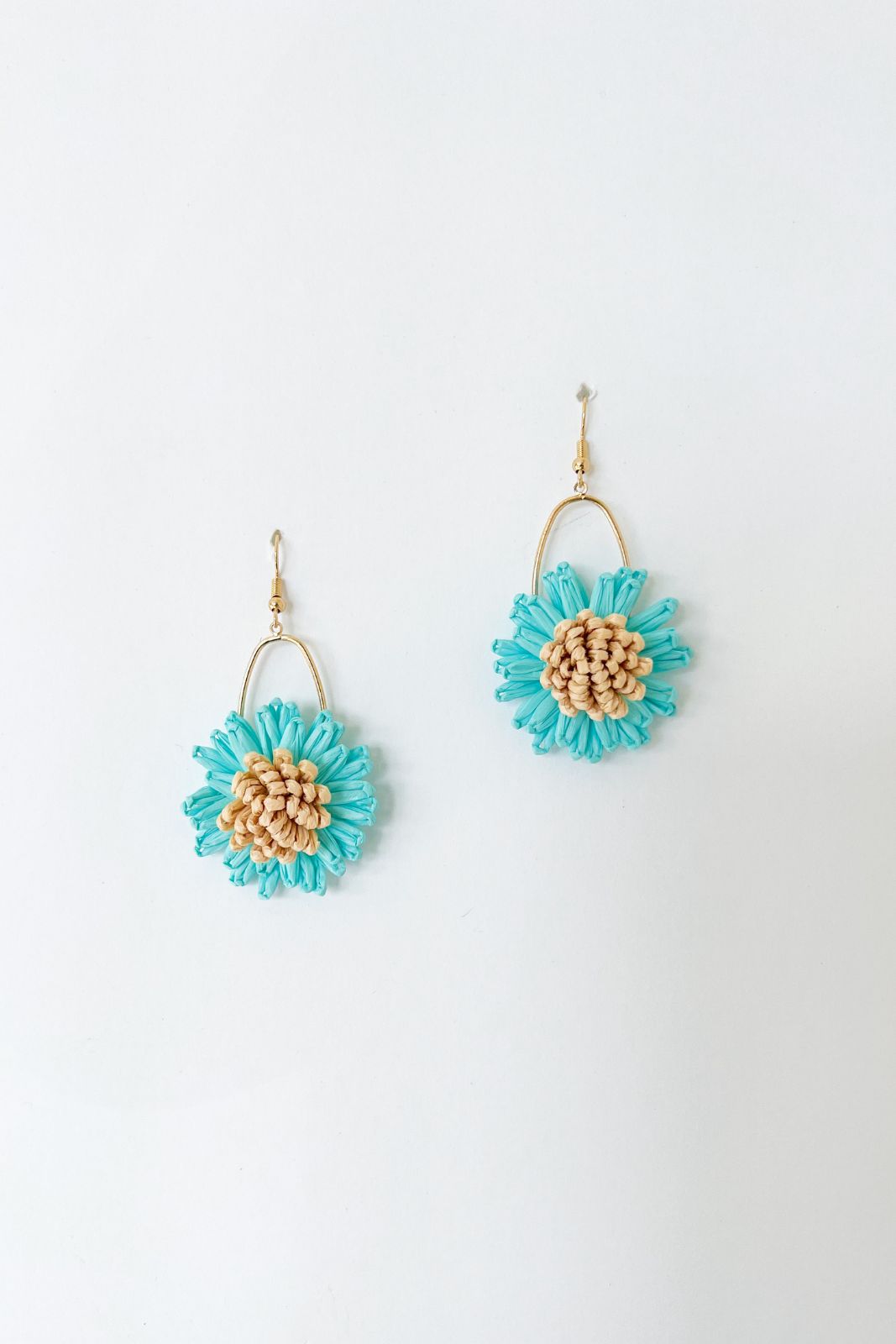 Valentina Raffia Flower Dangle Earring sold by fab'rik product image thumbnail 3