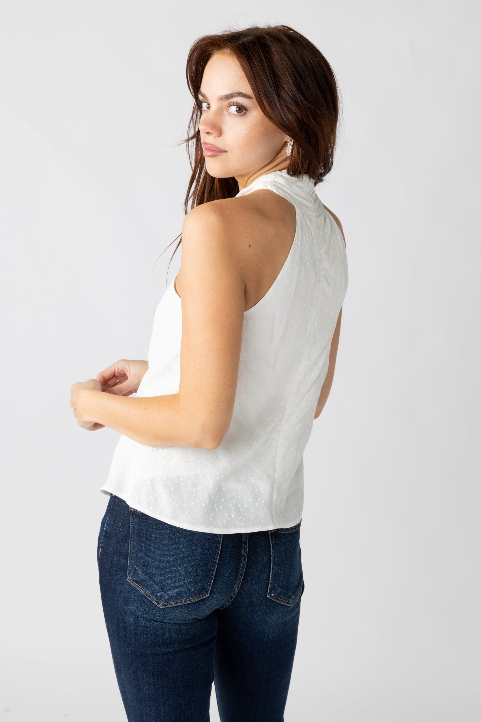 SALE - Miya Cross Neck Halter Tank sold by fab'rik product image thumbnail 2