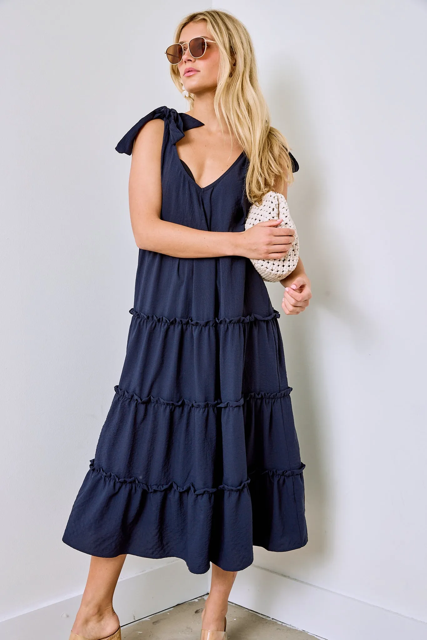 Daniels Tie Strap Midi Dress sold by fab'rik product image thumbnail 2