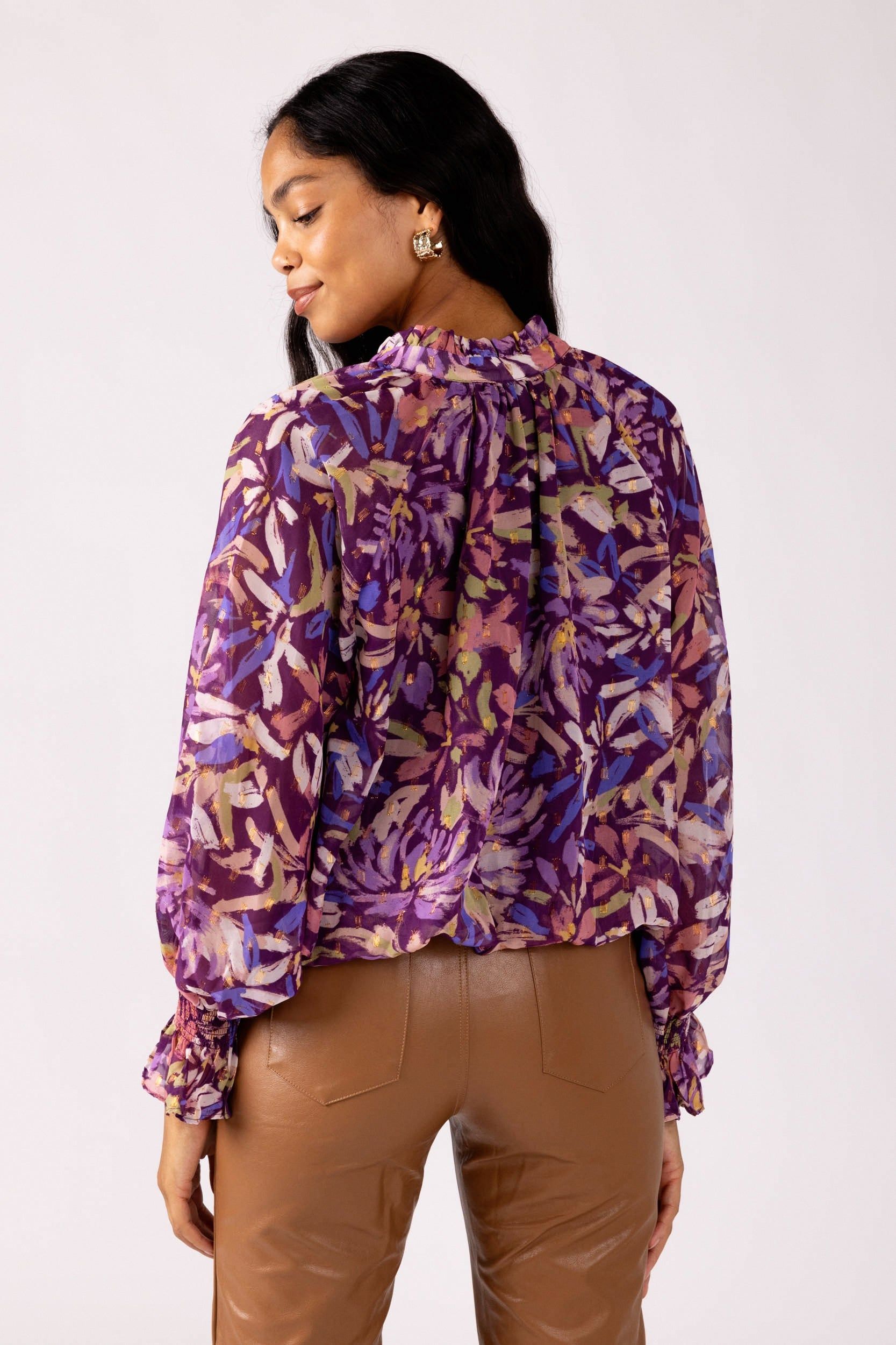 SALE - Dena High Neck Blouse sold by fab'rik product image thumbnail 2