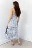 Fynn Printed Tiered Midi Dress sold by fab'rik