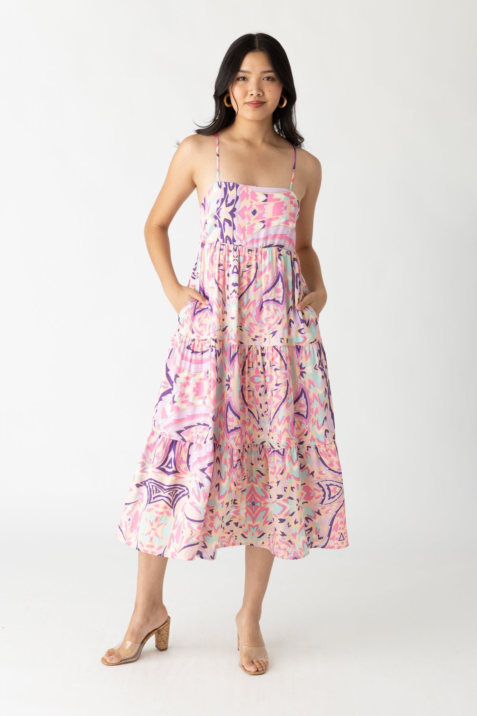 SALE - Phoenix Printed Maxi Dress sold by fab'rik