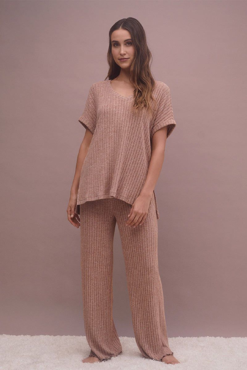 Z Supply Dawn Smocked Rib Pant sold by fab'rik product image thumbnail 2