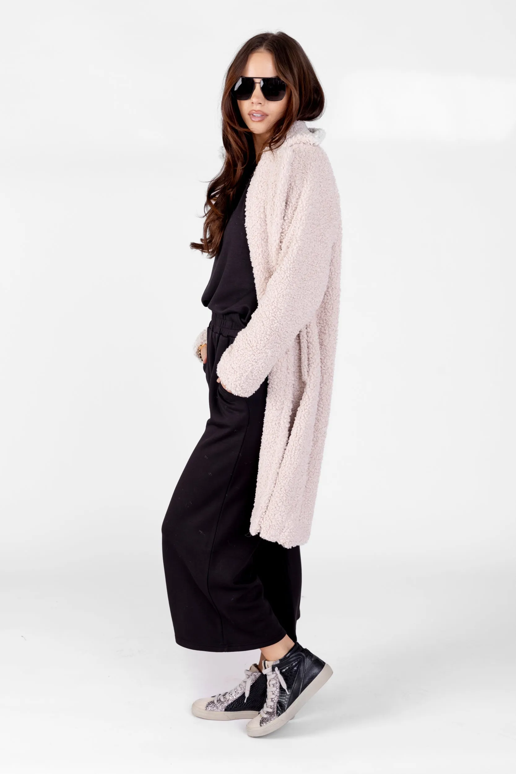 SALE - Sasha Sherpa Coat sold by fab'rik product image thumbnail 3