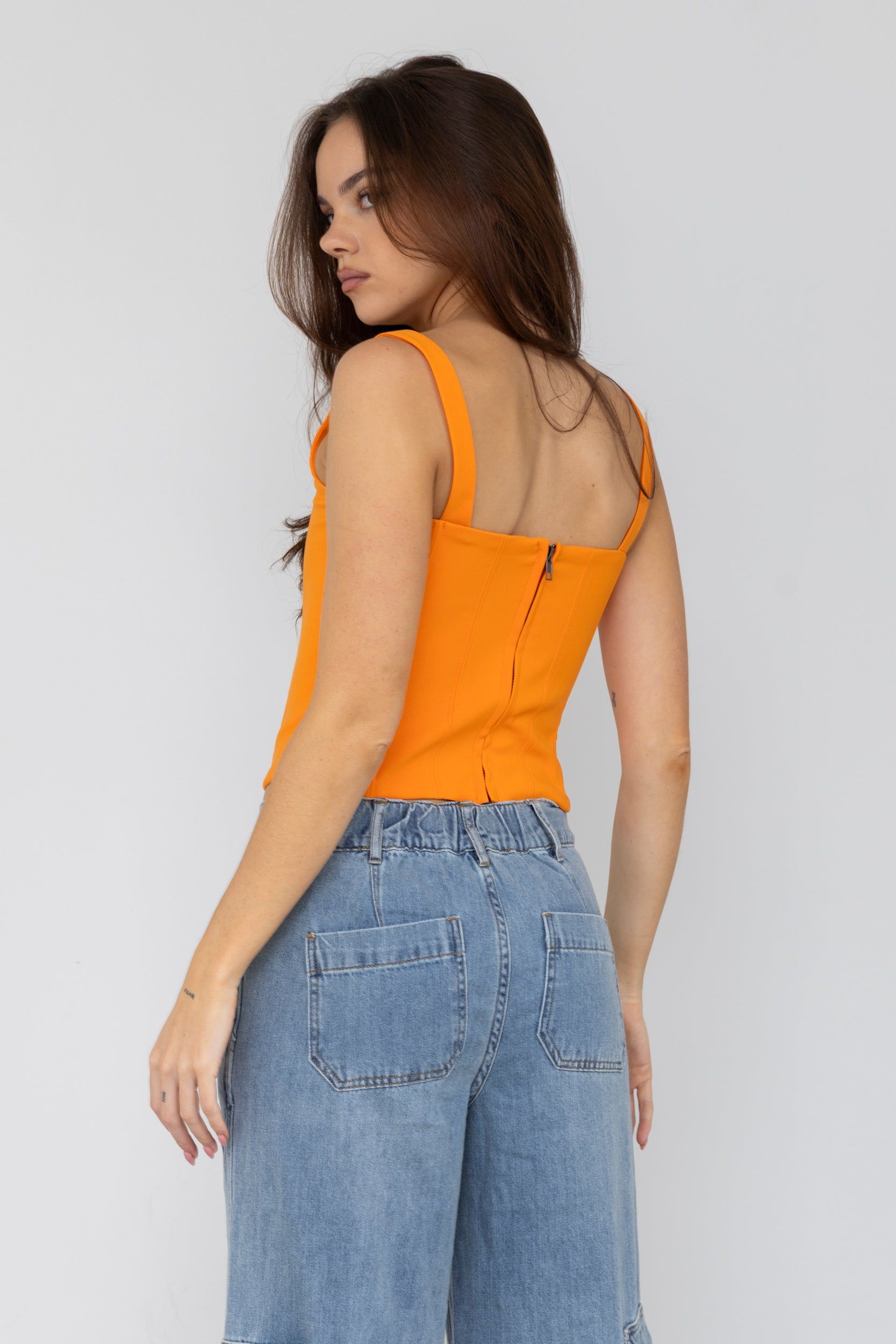 SALE - Lewis Ribbed Cropped Top sold by fab'rik product image thumbnail 3