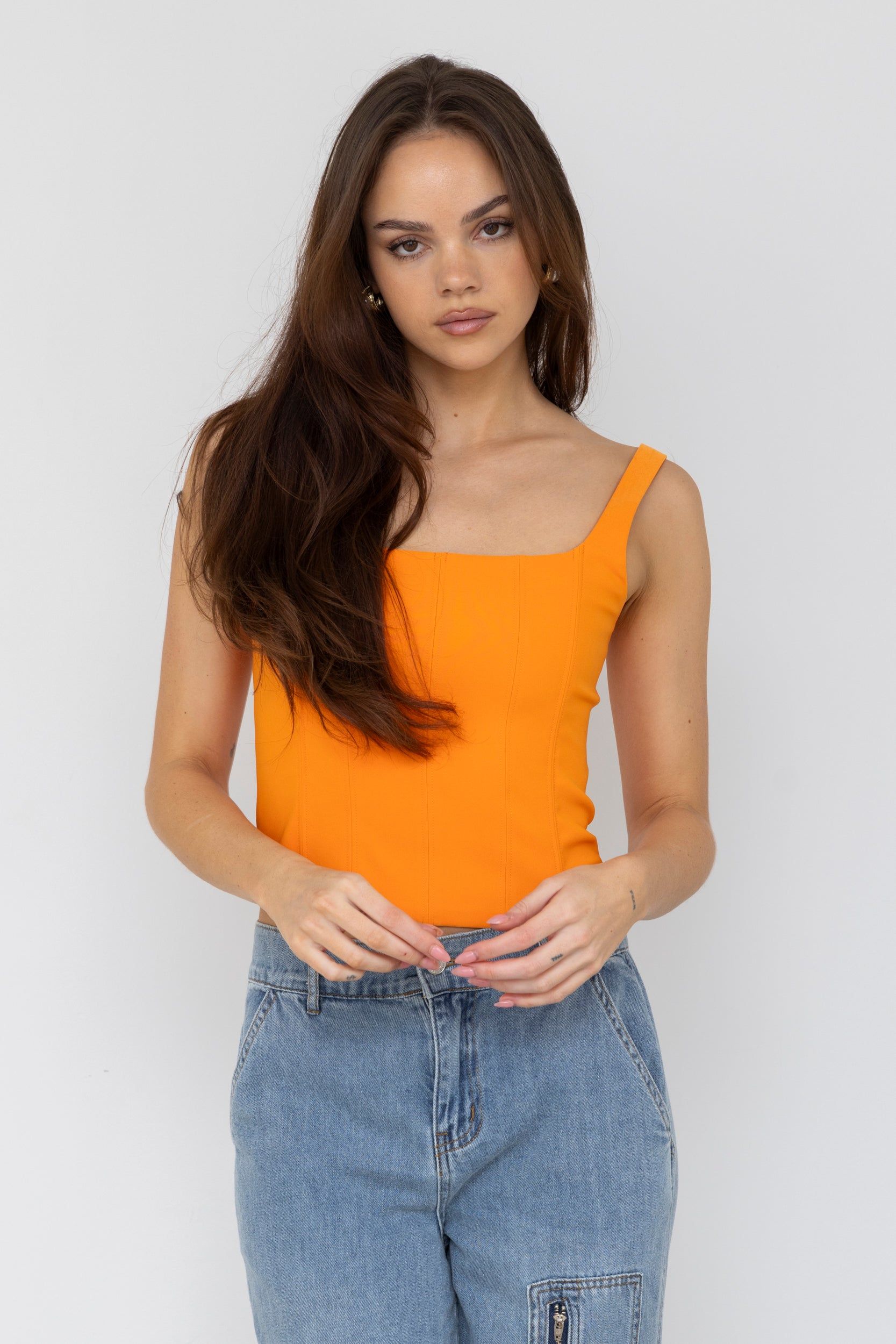 SALE - Lewis Ribbed Cropped Top sold by fab'rik