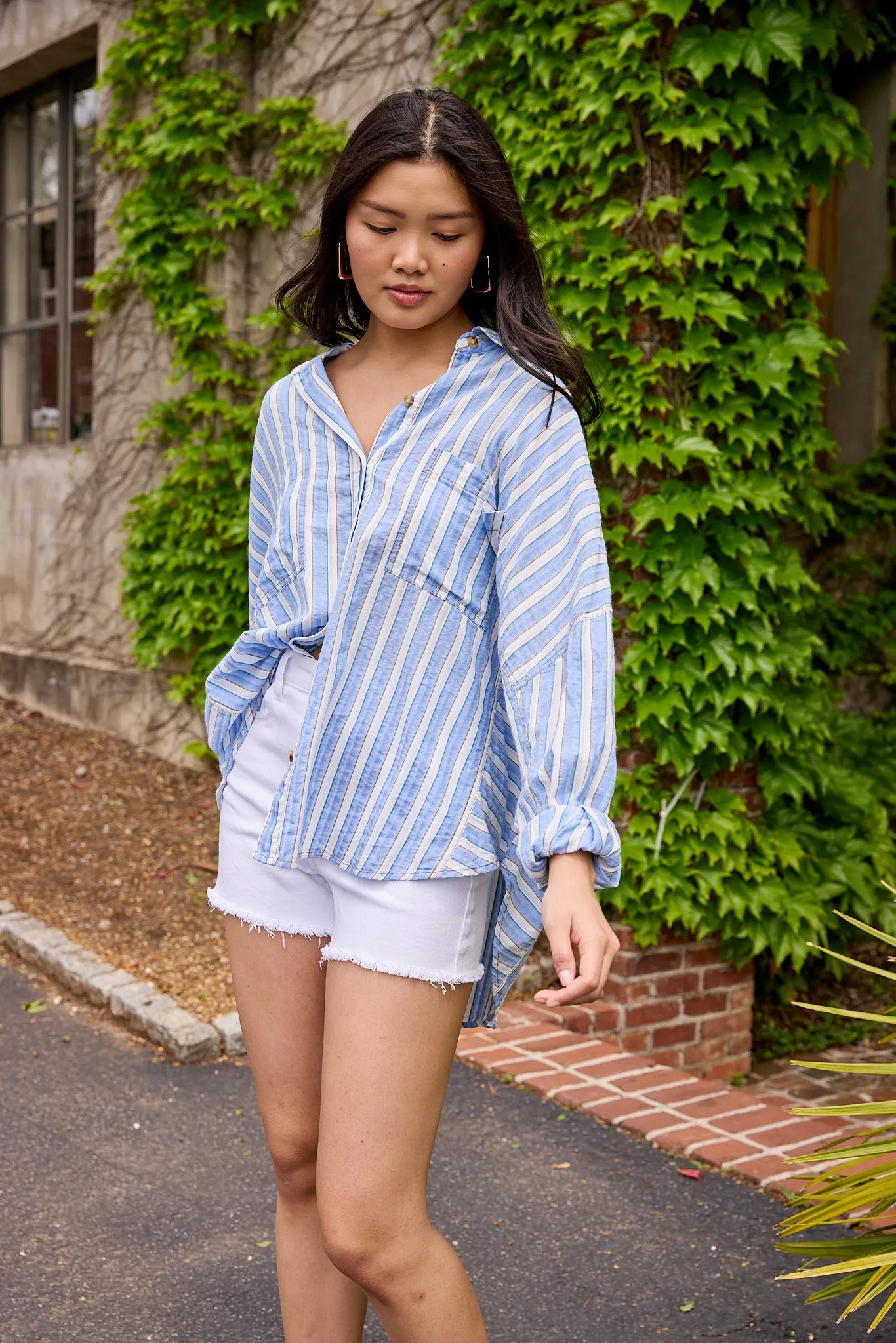 Doris Stripe Button Down sold by fab'rik product image thumbnail 3
