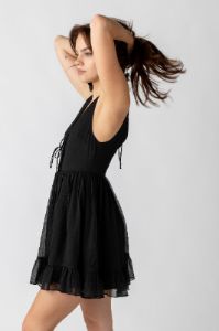 SALE - Maison Tie Detail Mini Dress sold by fab'rik