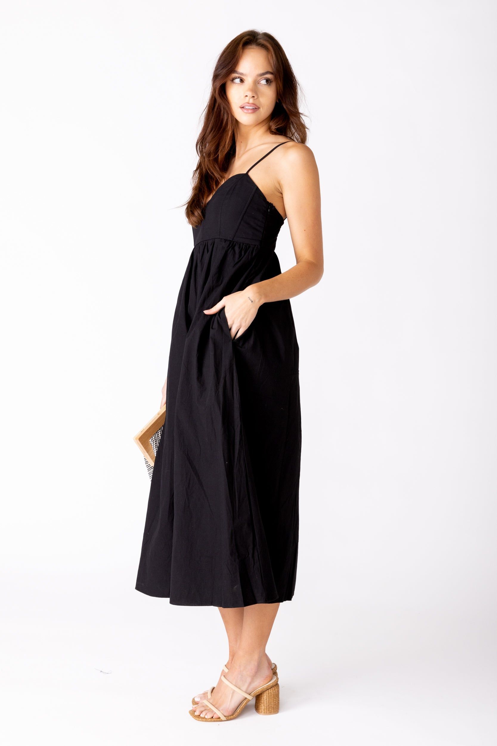 SALE - Tillie Plunge Midi Dress sold by fab'rik product image thumbnail 2