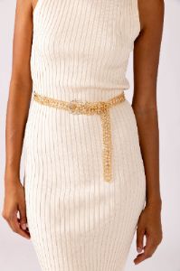 Bella Gold Chain Belt sold by fab'rik