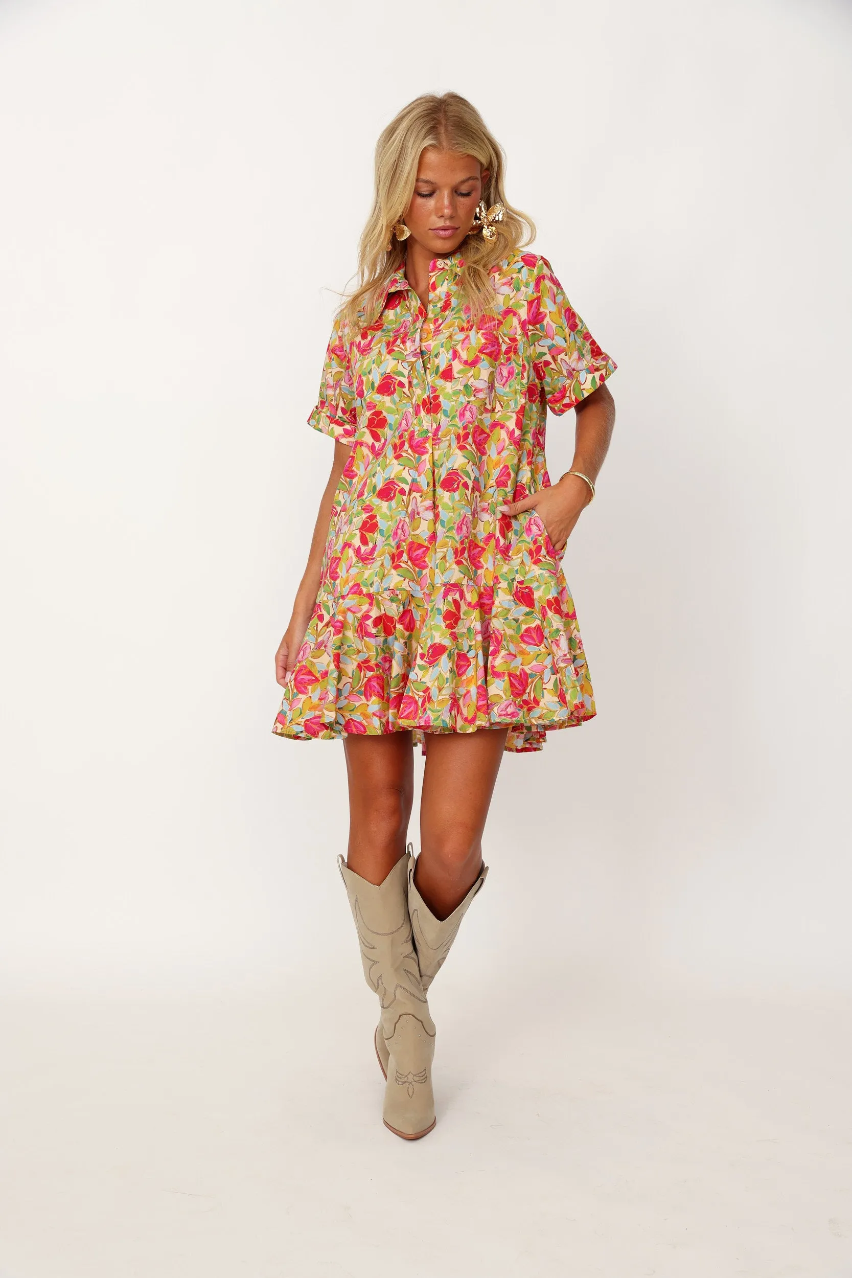 SALE - Chantelle Floral Print Mini Dress sold by fab'rik product image thumbnail 2