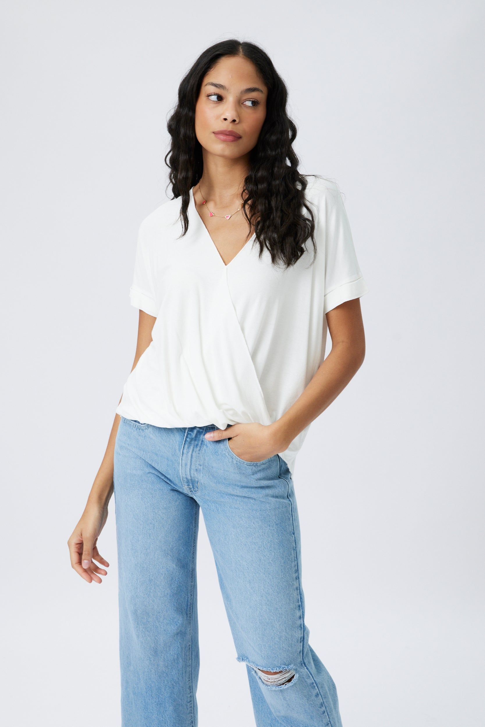 SALE - Lyla Short Sleeve Top sold by fab'rik