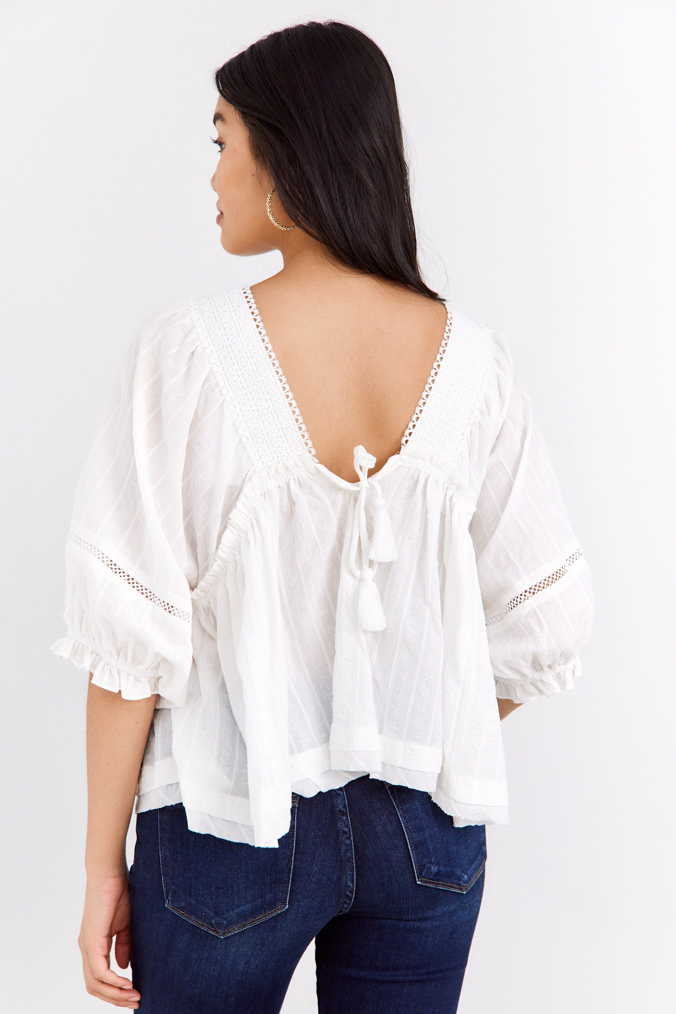 SALE - Banyon Peasant Blouse sold by fab'rik product image thumbnail 2