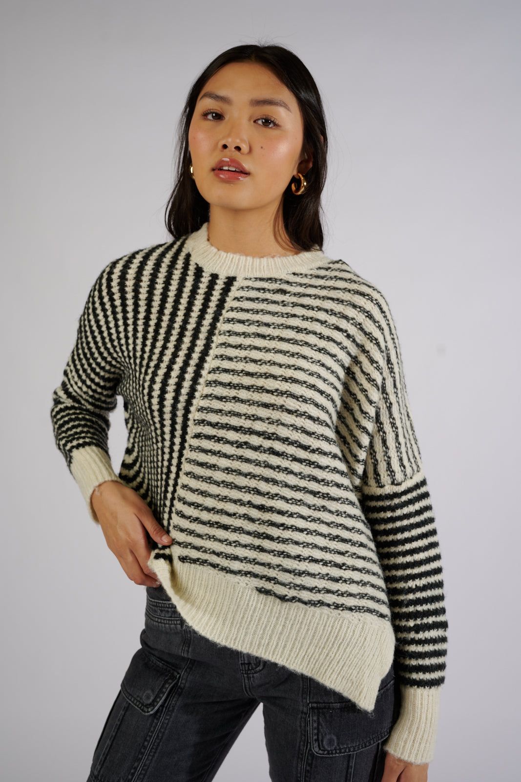 SALE - Maren Striped Sweater sold by fab'rik